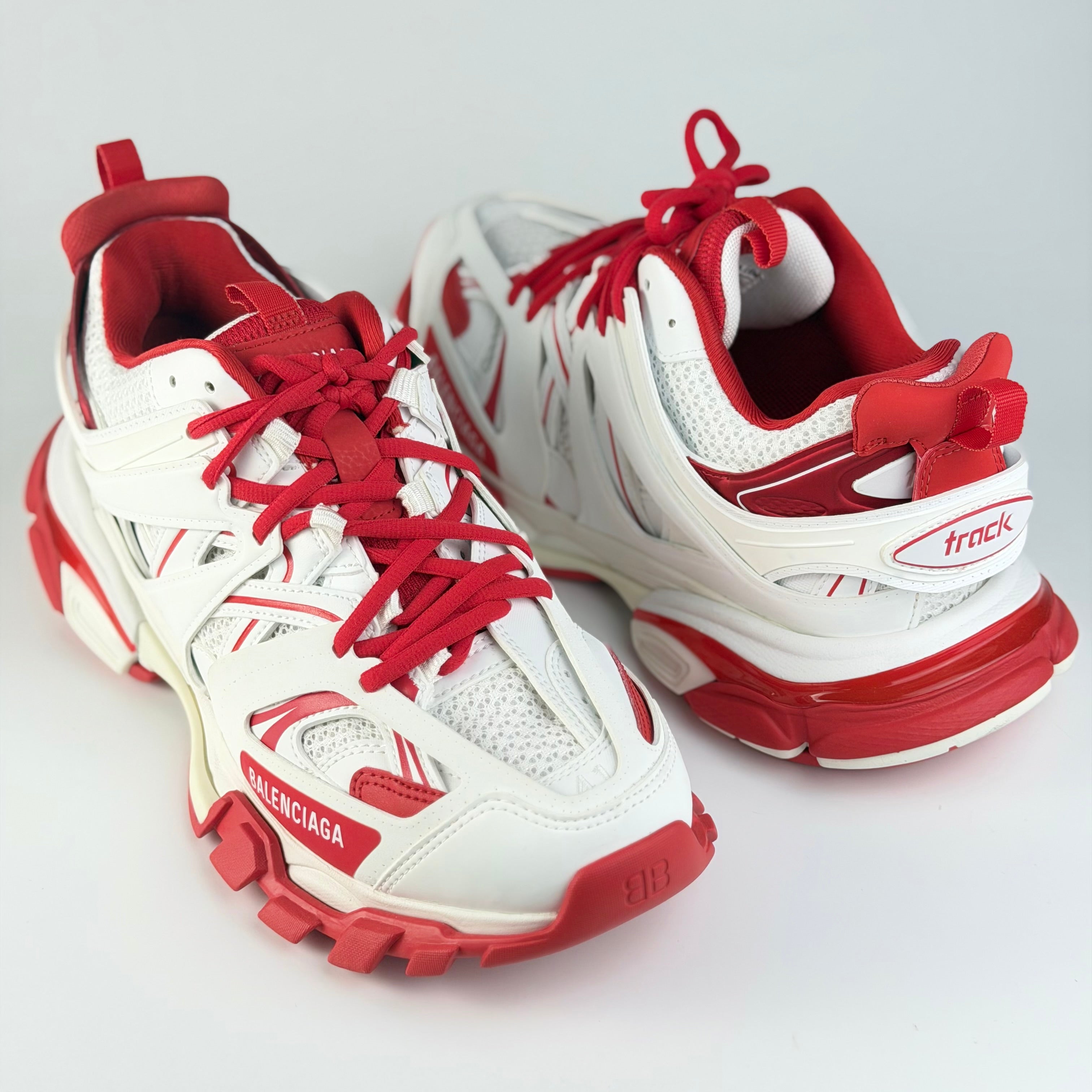 Balenciaga Track White Red