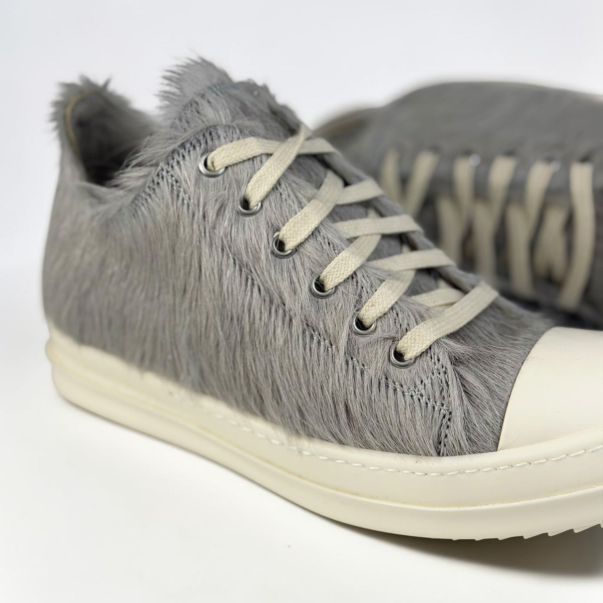 Rick Owens Strobe Fur Sneakers