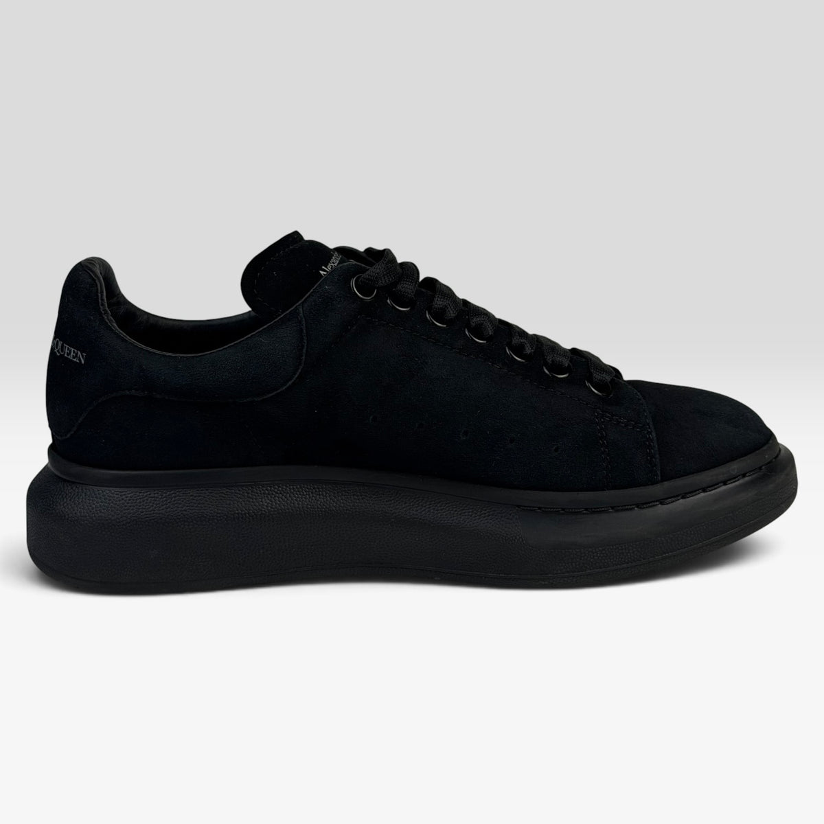 Alexander McQueen Oversized Sneaker Black Suede