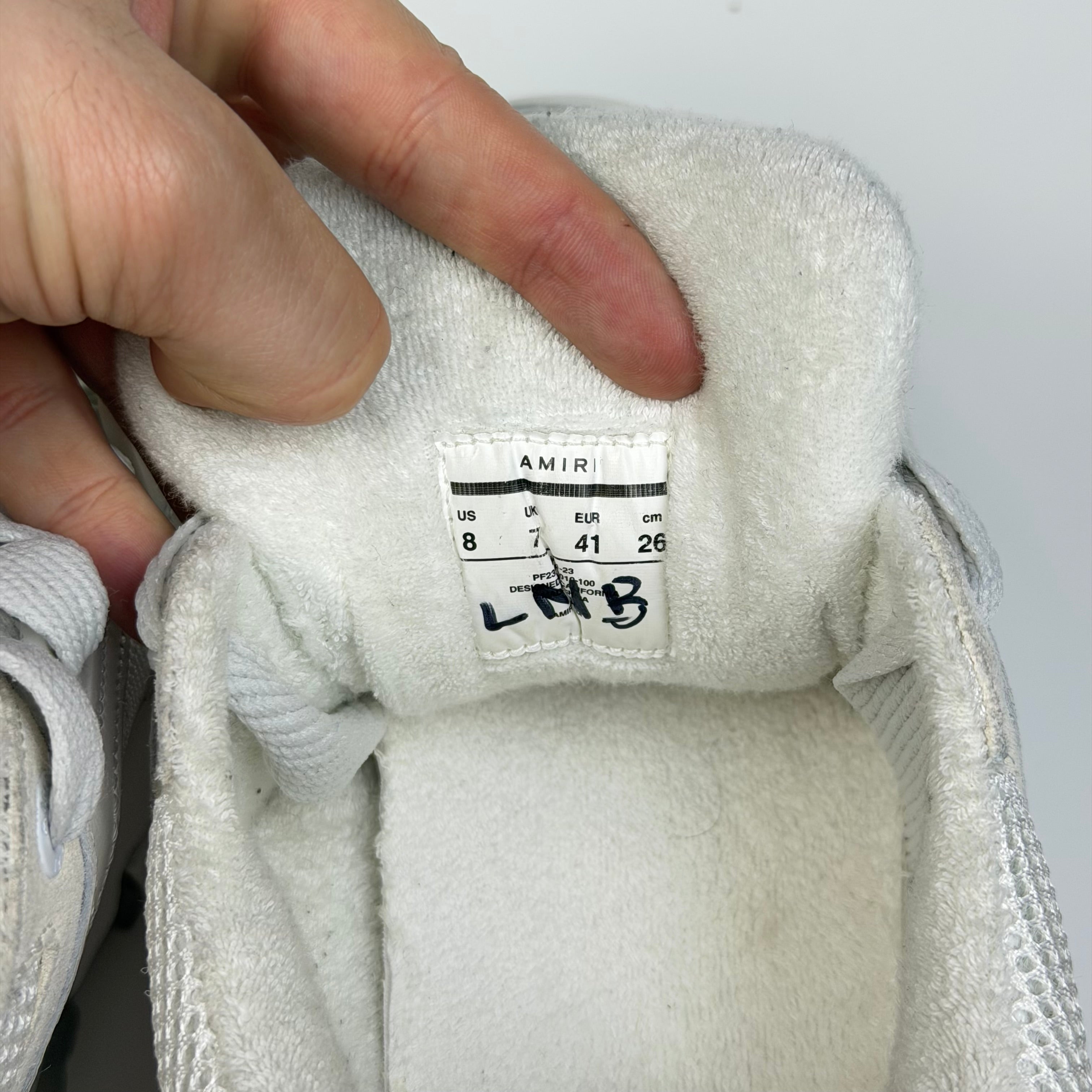 Amiri MA-1 Alabaster White Sneakers