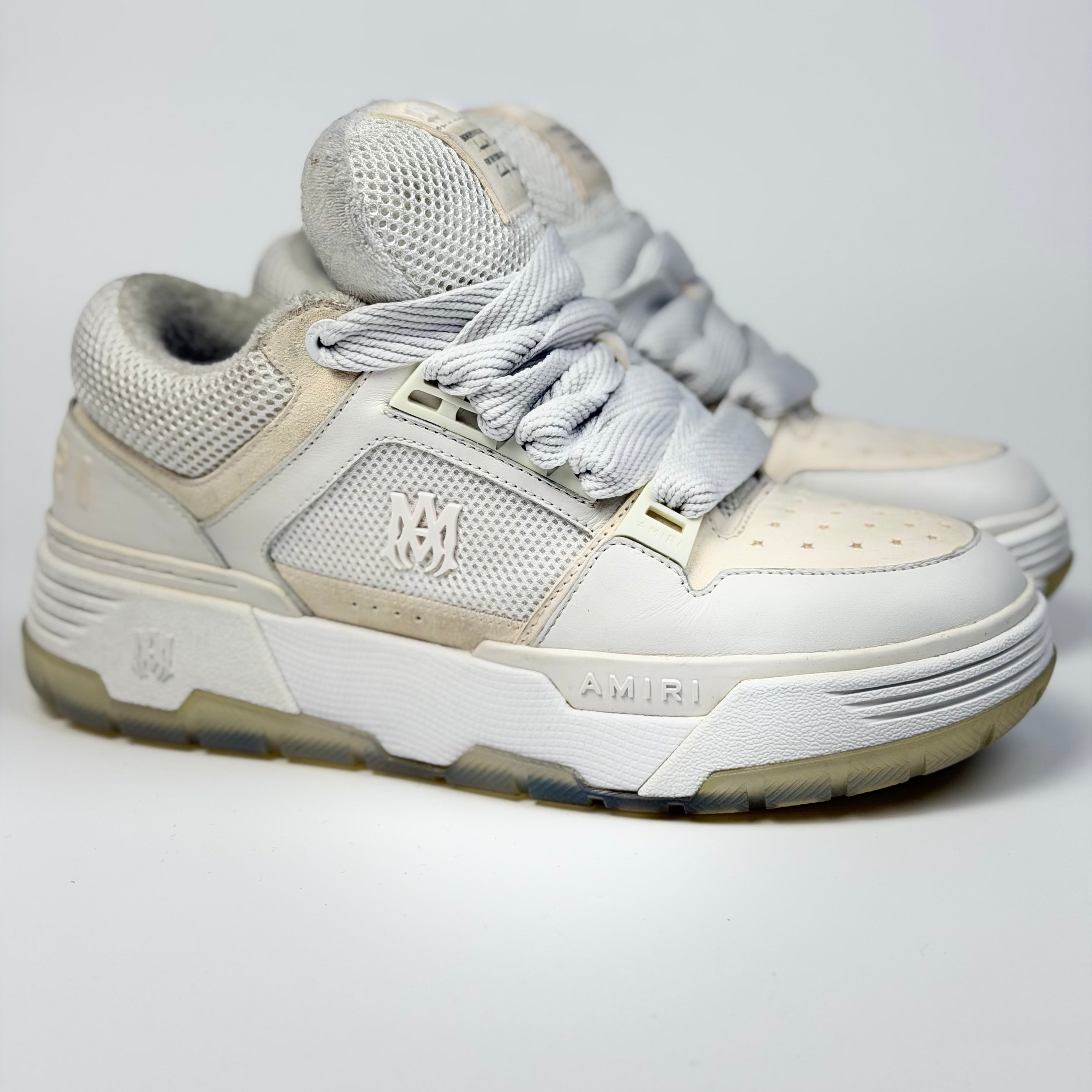 Amiri MA-1 Alabaster White Sneakers