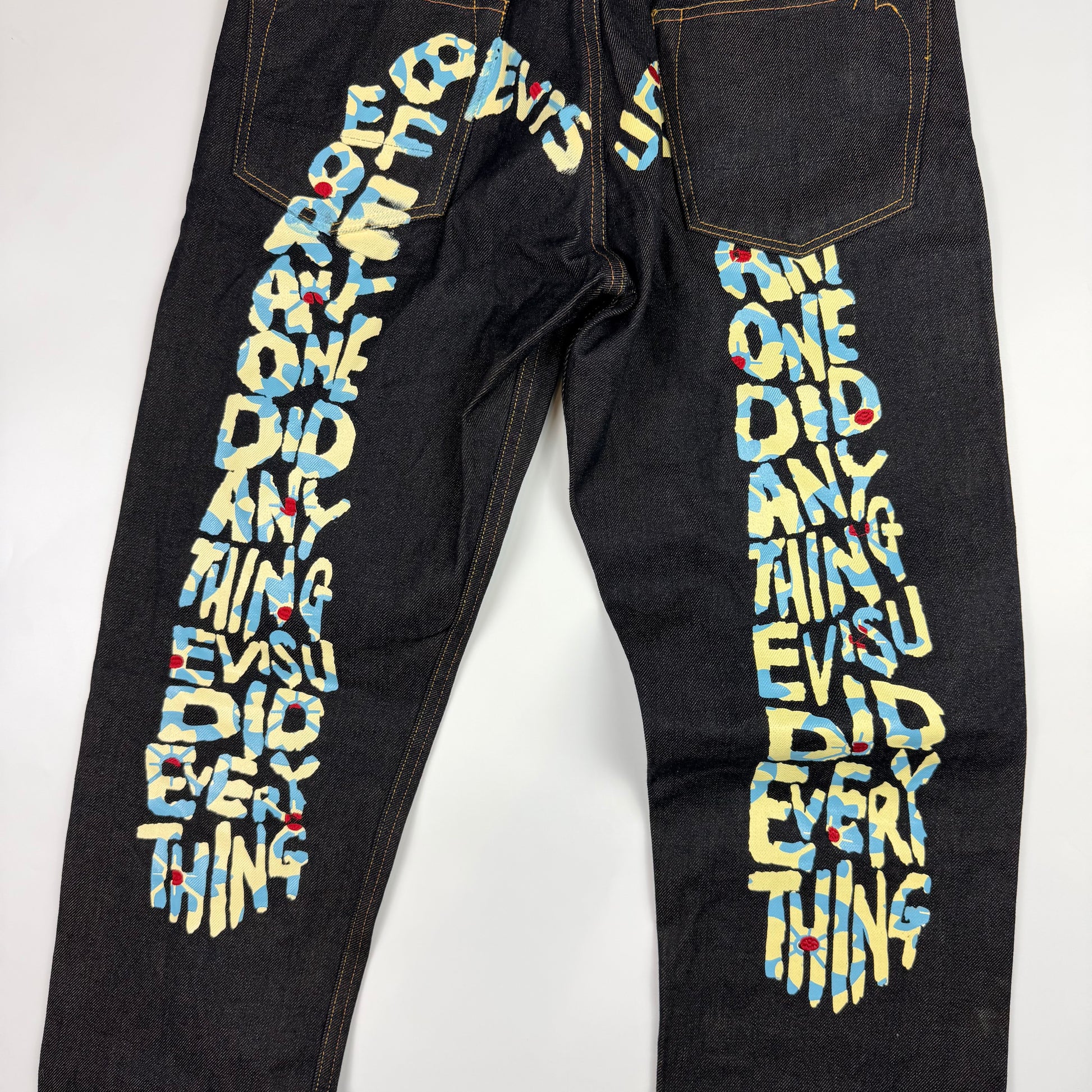 Evisu Raw Denim Daicock Jeans