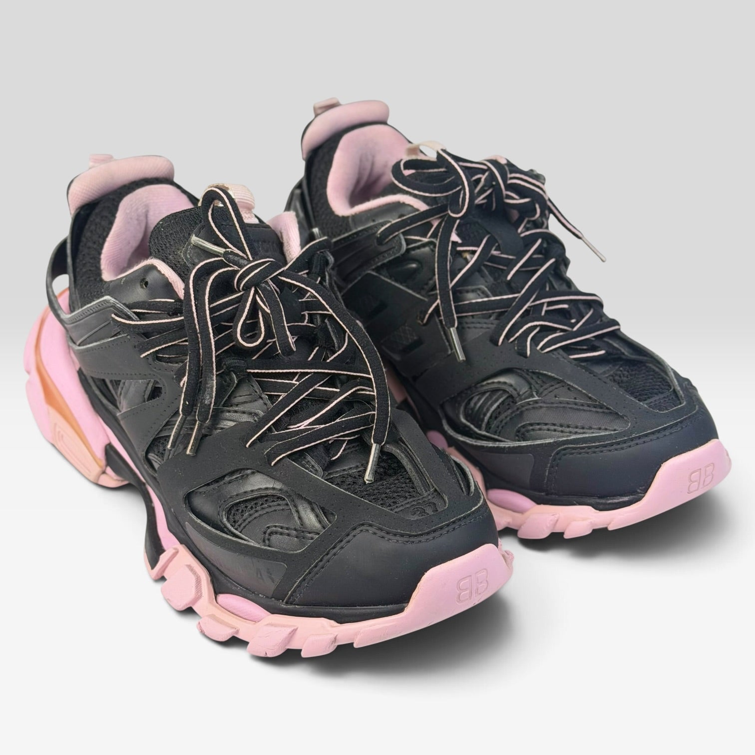 Balenciaga Track Black/Pink Sneakers