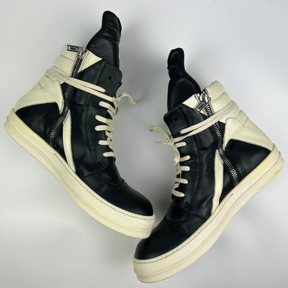 Rick Owens Geobasket Black Milk