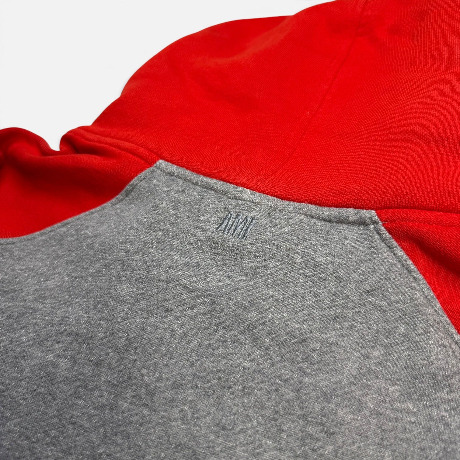 AMI Paris Colorblock Raglan Hoodie