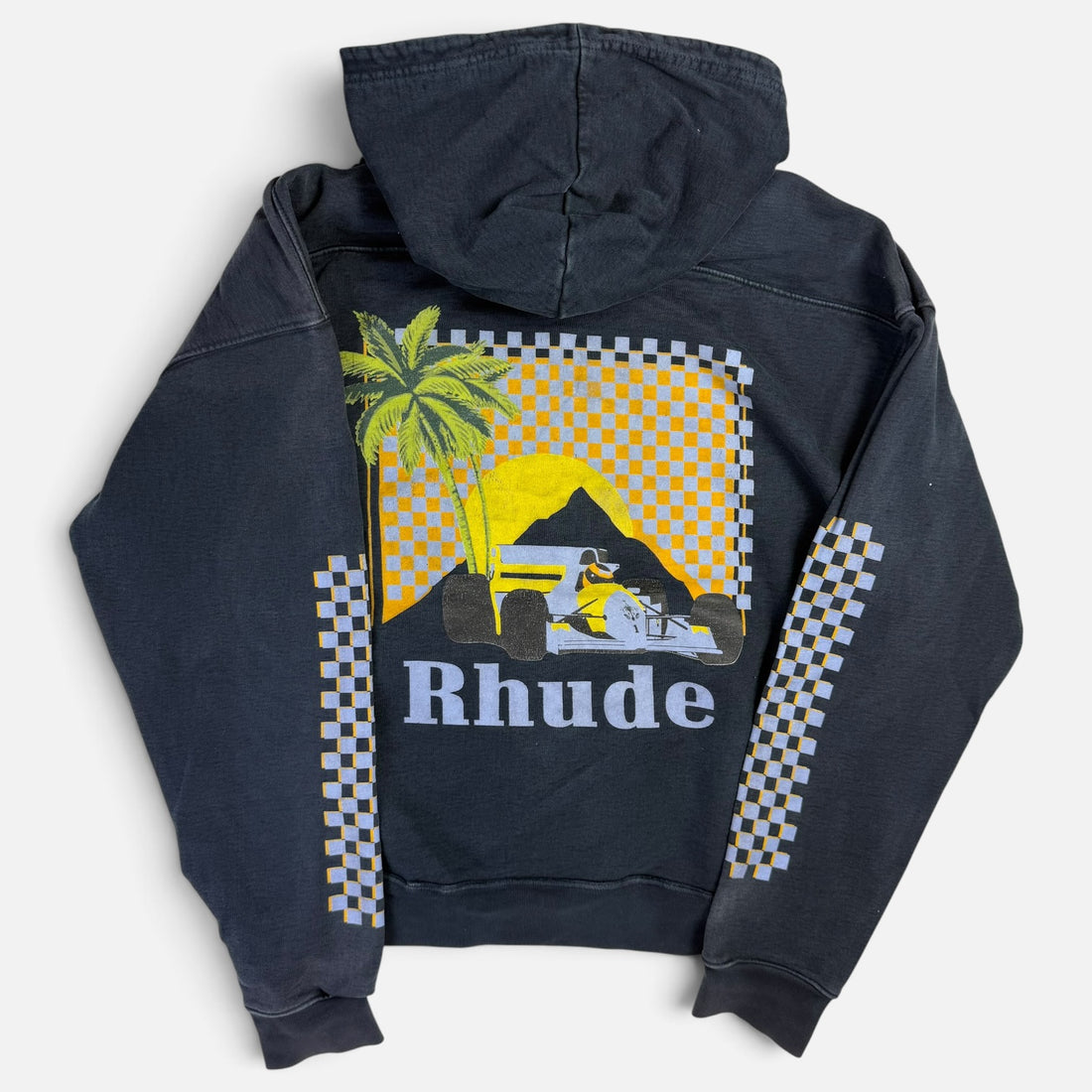 Rhude Moonlight Tropics Print Hoodie