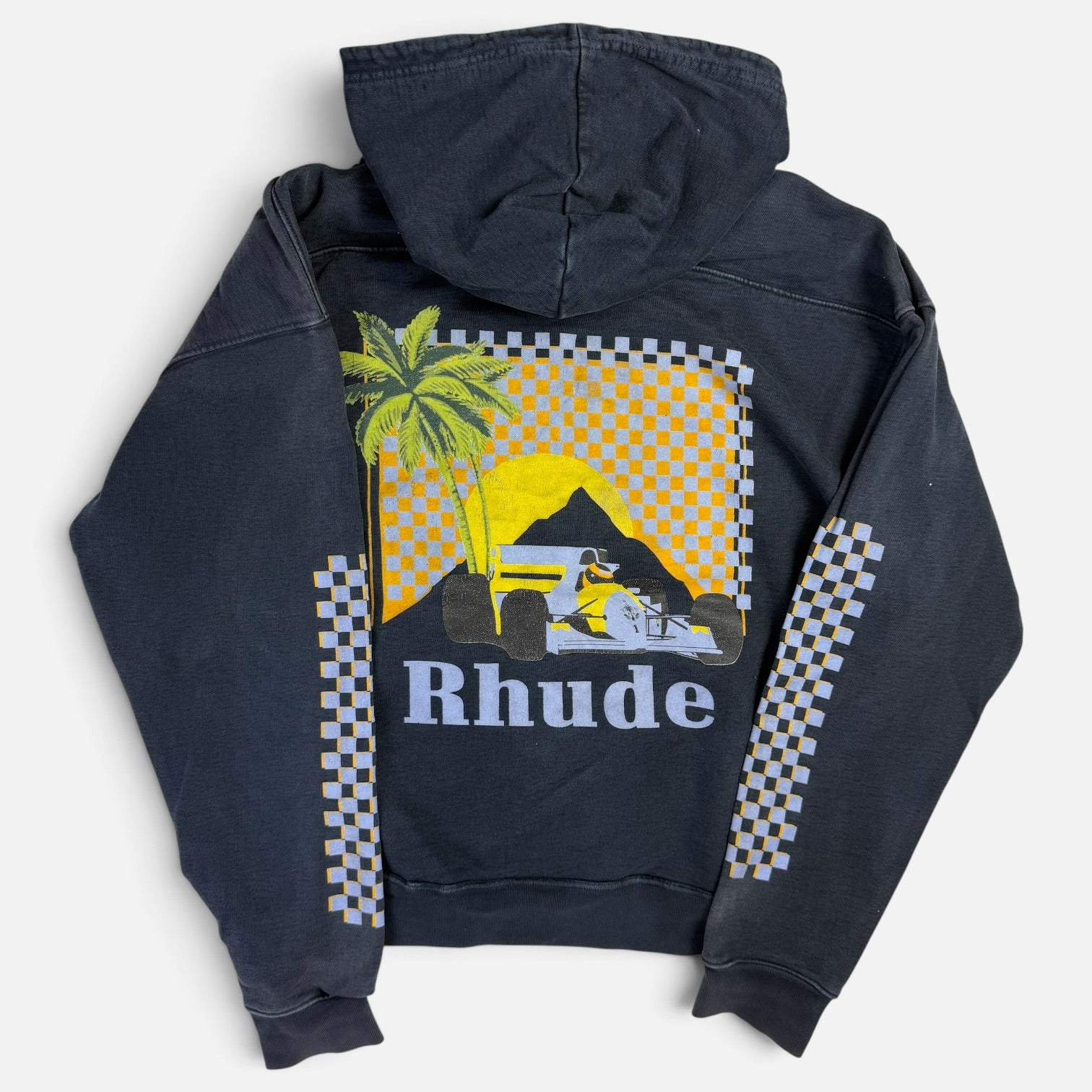 Rhude Moonlight Tropics Print Hoodie