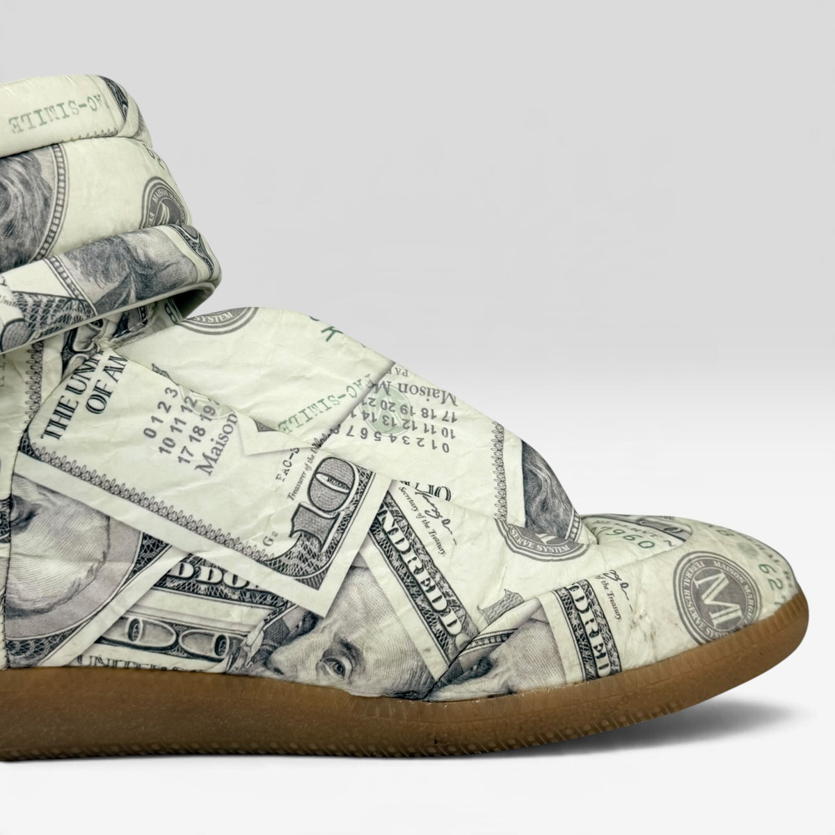 Maison Margiela Future High-Top Dollar Bill – cumpără online de la V STEALS cu livrare rapidă în România