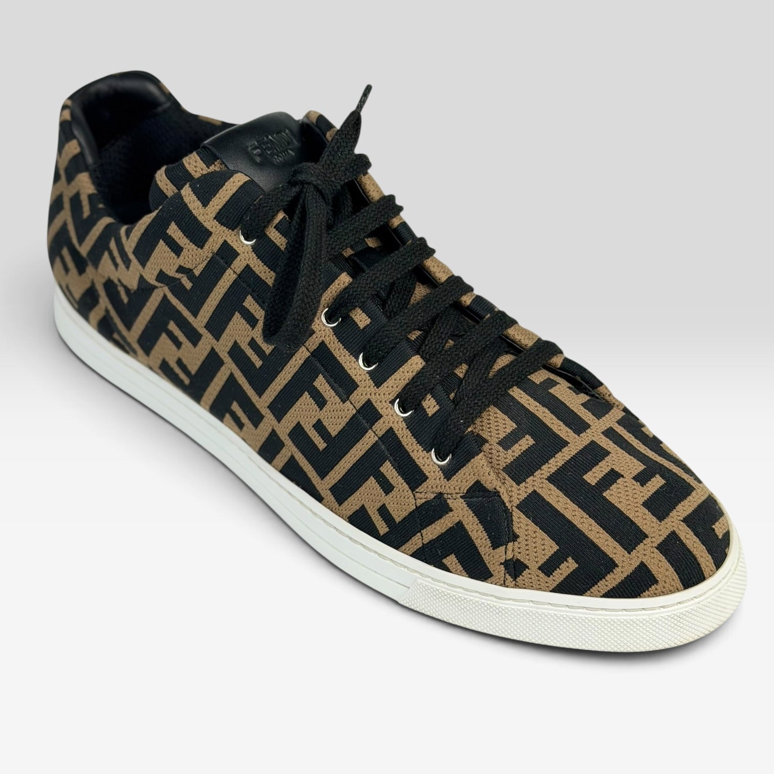 Fendi FF Zucca Monogram Low-Top Sneakers