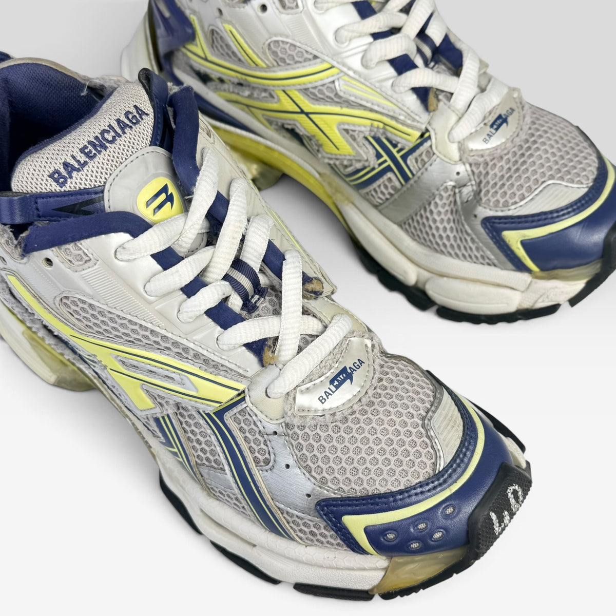 Balenciaga Runner White/Blue/Yellow/Grey