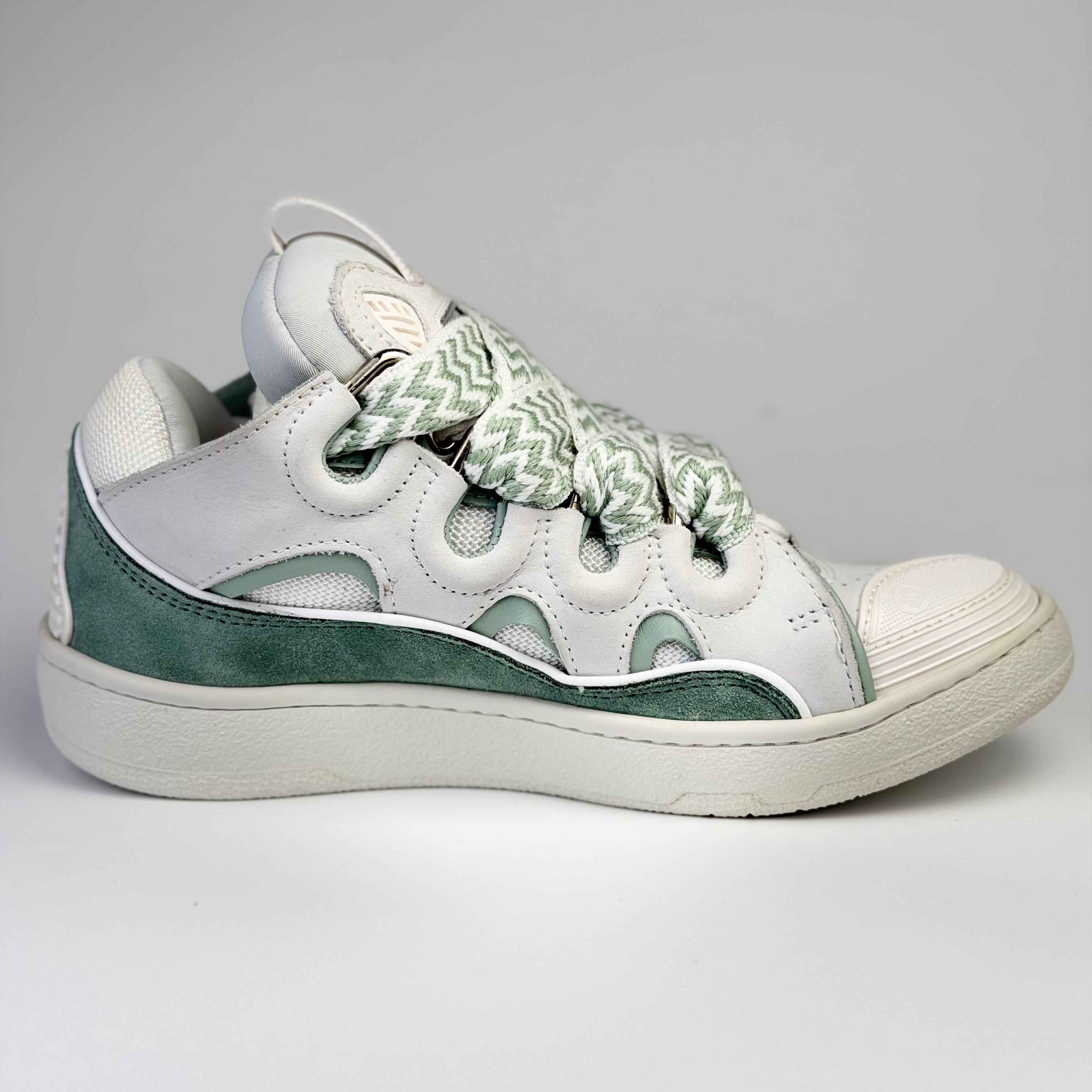 Lanvin Curb Turqoise Sneakers