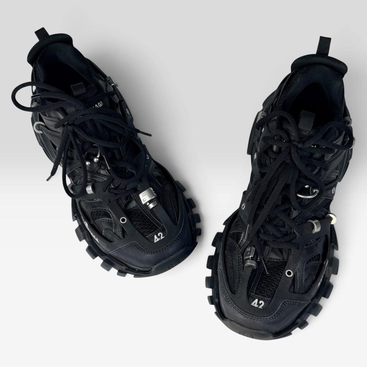 Balenciaga Track Piercing Black