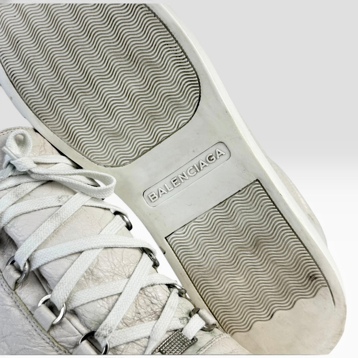 Balenciaga Arena Low White Leather