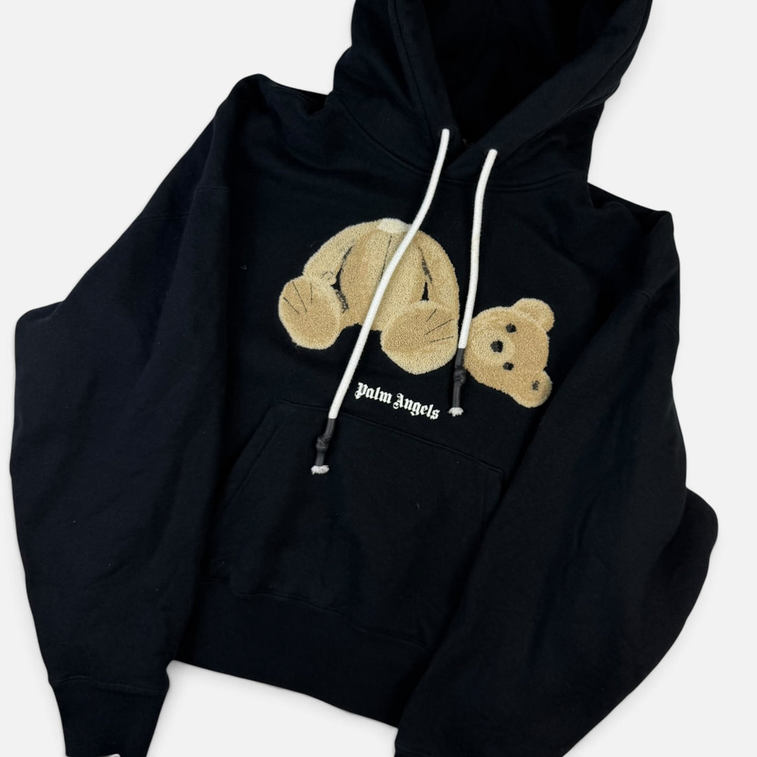 Palm Angels Bear Hoodie Black