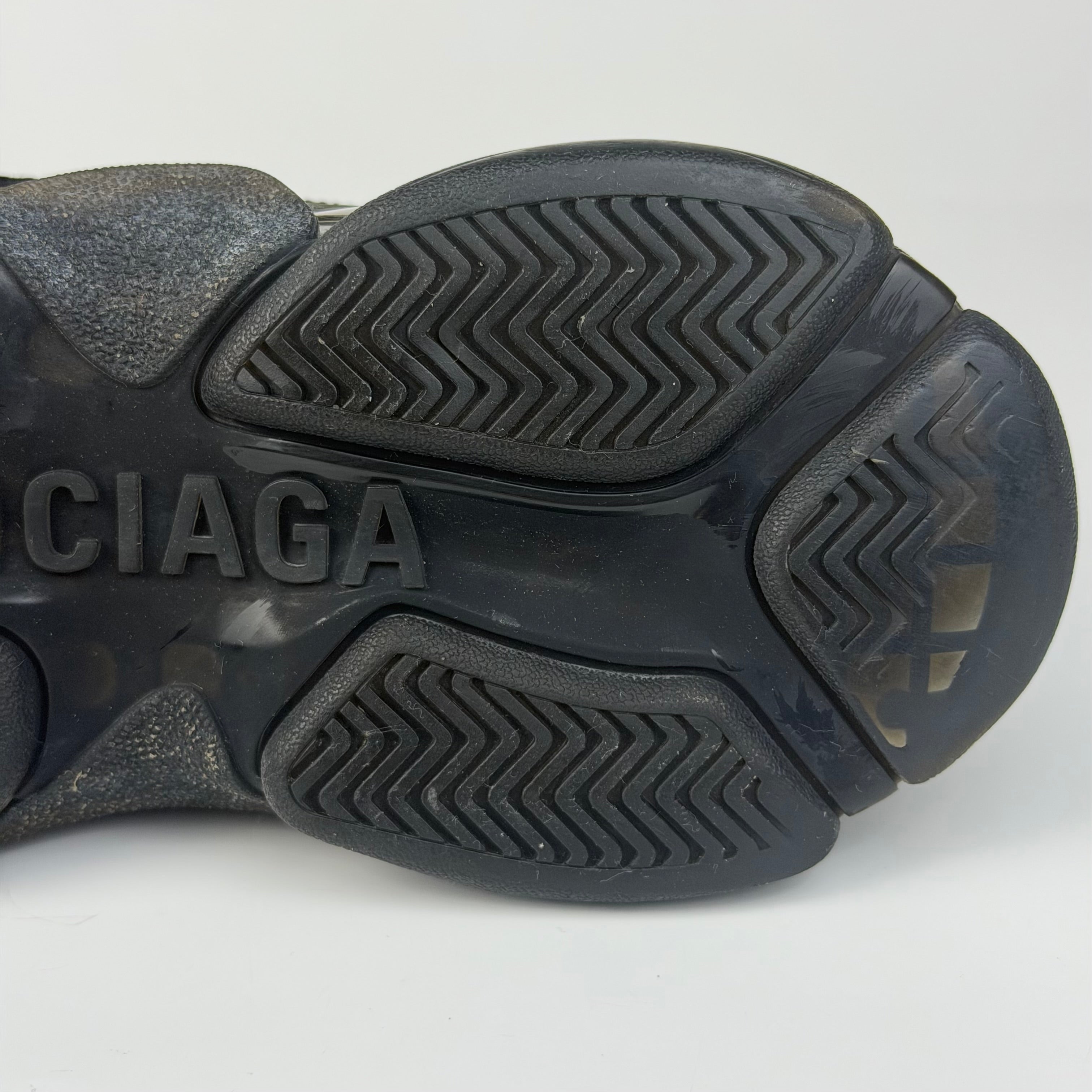 Balenciaga Triple S Black Clear Sole