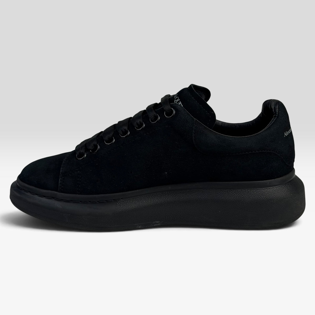Alexander McQueen Oversized Sneaker Black Suede