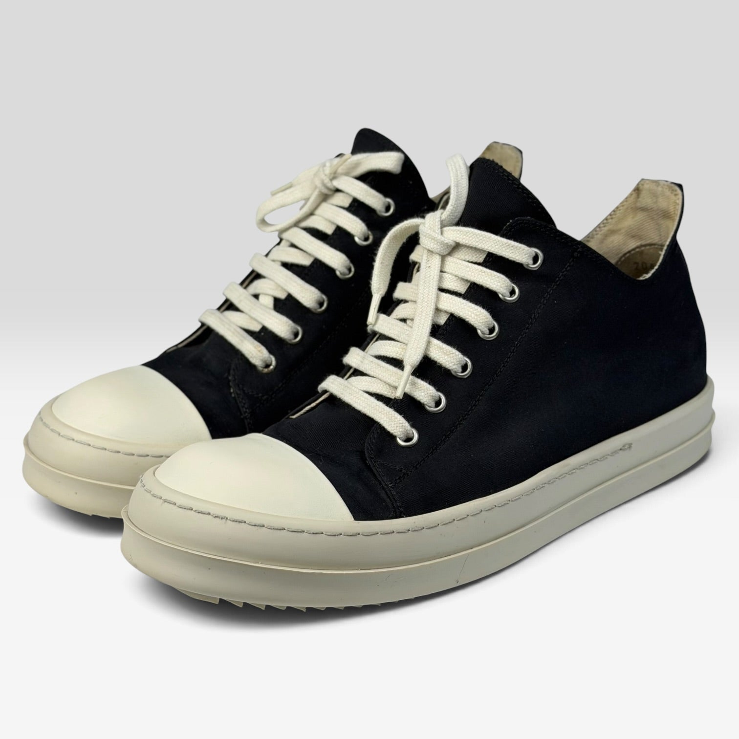 Rick Owens DRKSHDW Ramones Low Sombra Oscura