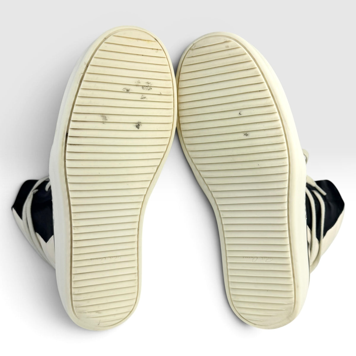 Rick Owens Geobasket Black/Milk