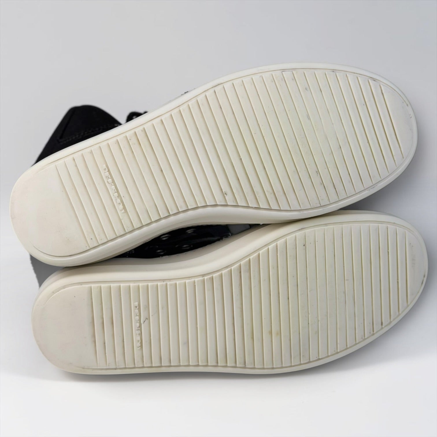 Rick Owens DRKSHDW Hexagram Ramones High Black/Milk