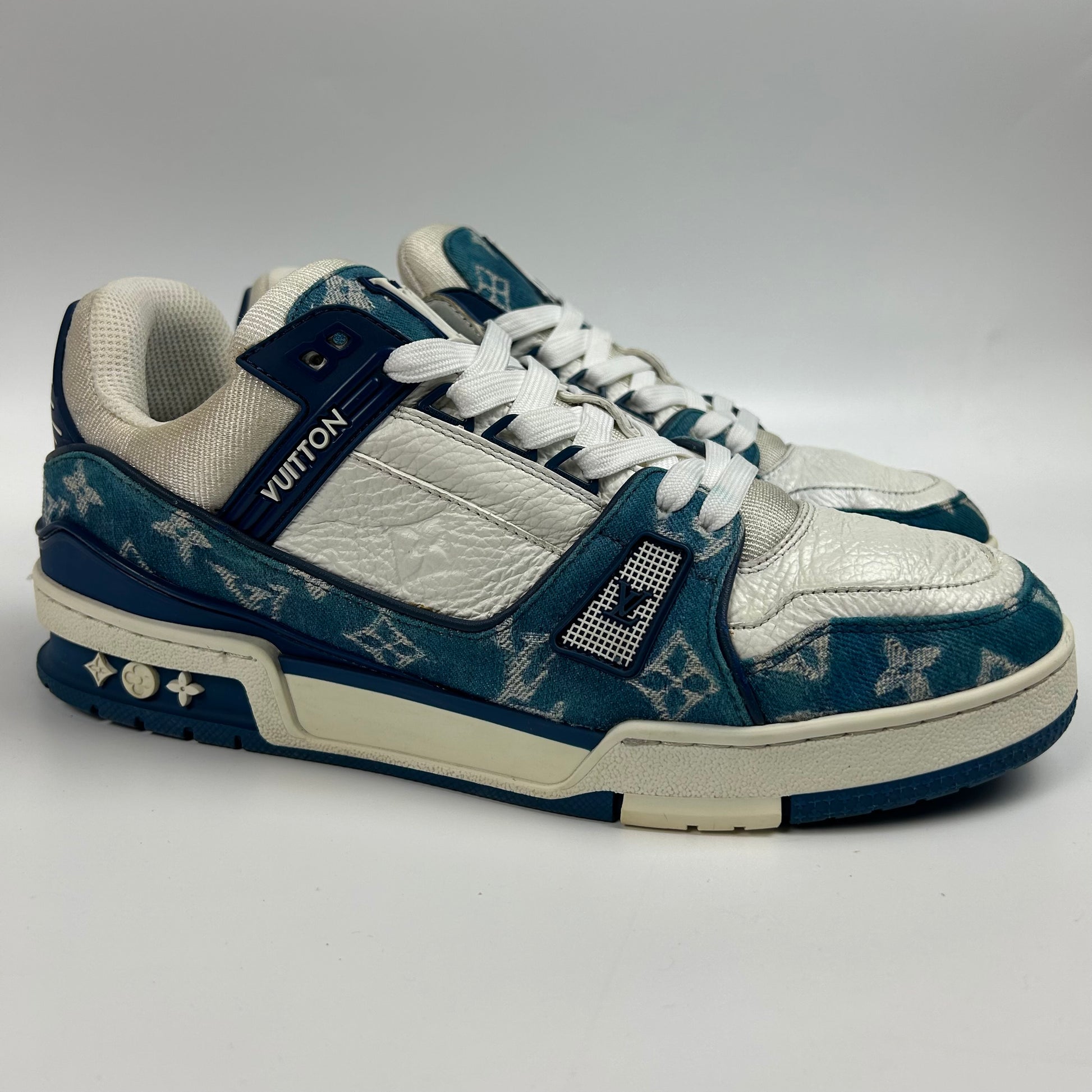 Louis Vuitton LV Trainer Blue Denim
