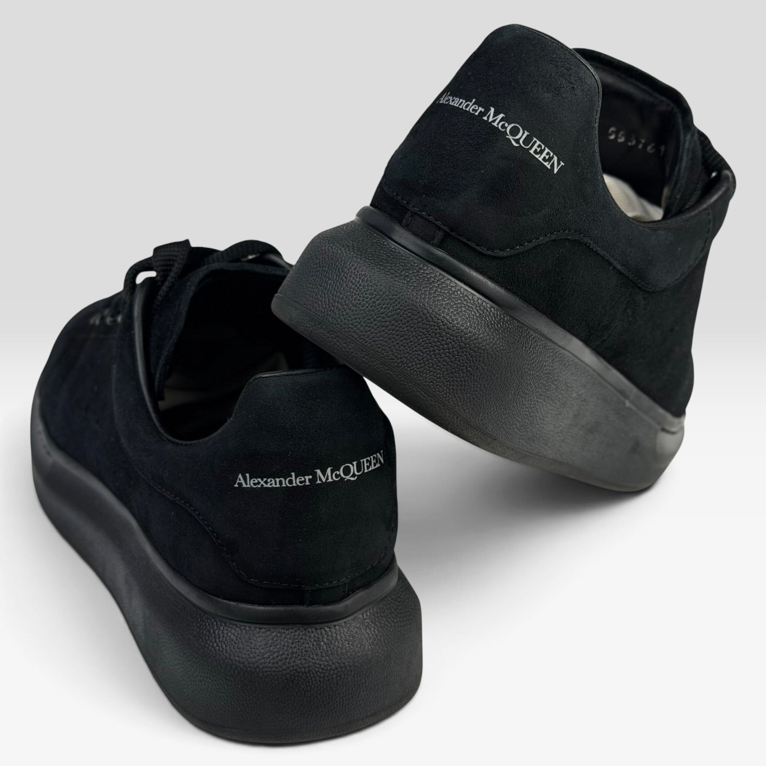Alexander McQueen Oversized Sneaker Black Suede