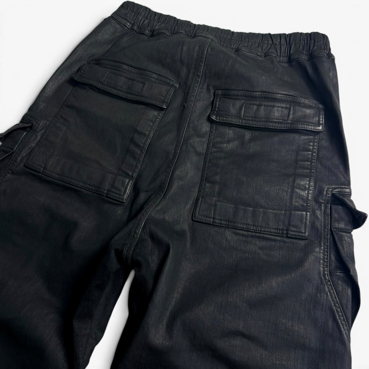 Rick Owens DRKSHDW Double Cargo Jumbo Belas Black Wax