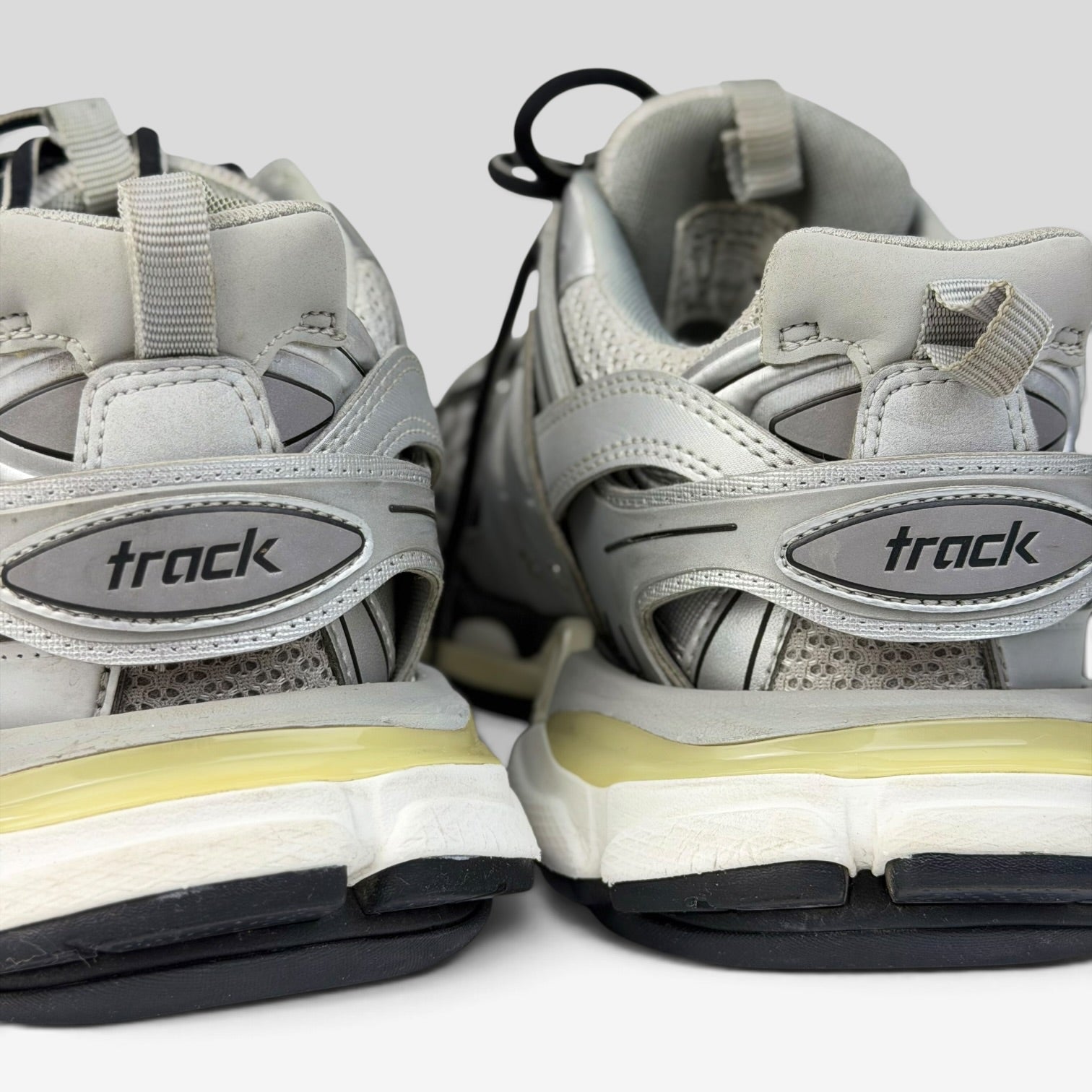 Balenciaga Track Metallic Silver