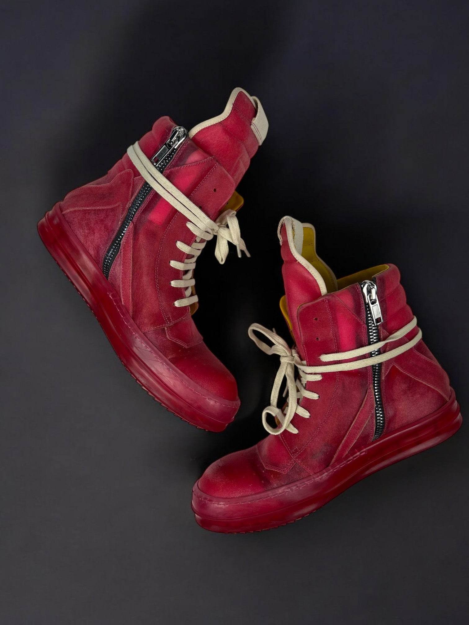 Rick Owens Hot Pink Geobasket - V STEALS
