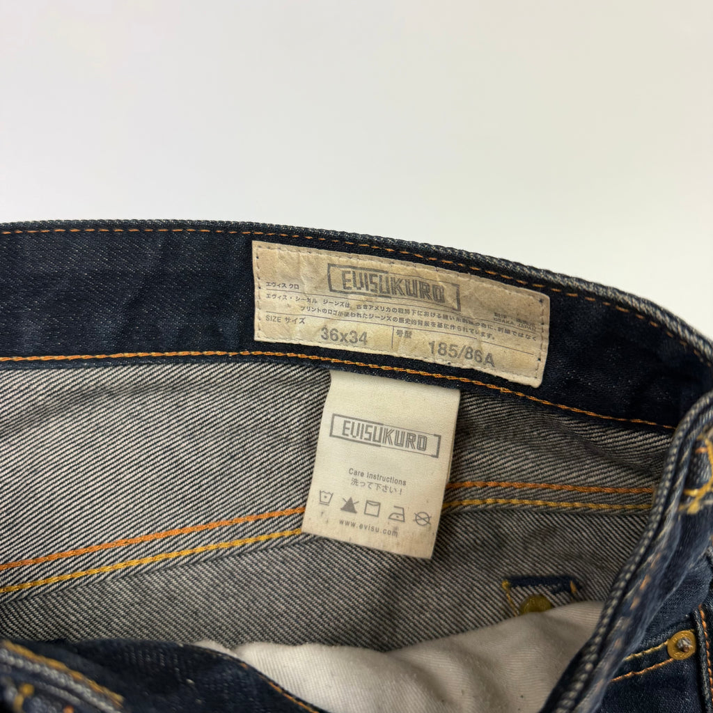 Evisu Kuro Seagull Jeans
