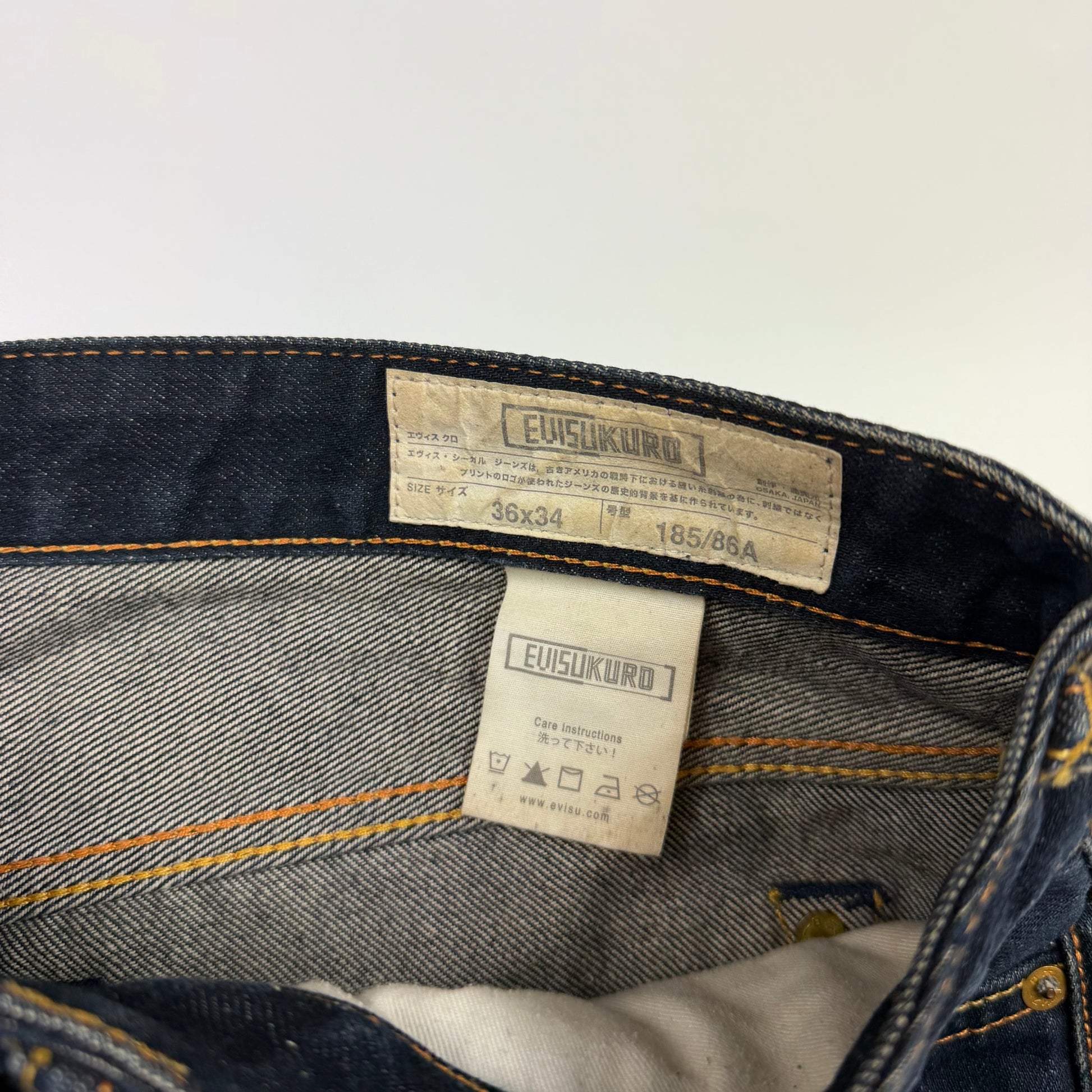 Evisu Kuro Seagull Jeans