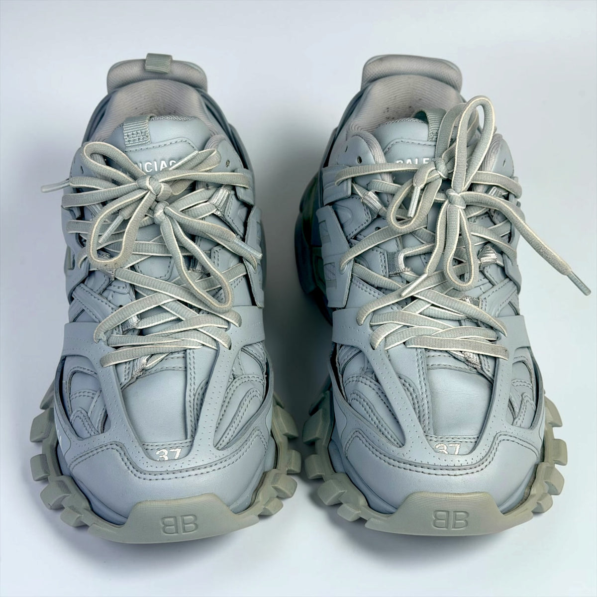 Balenciaga Track Faux Leather Blue