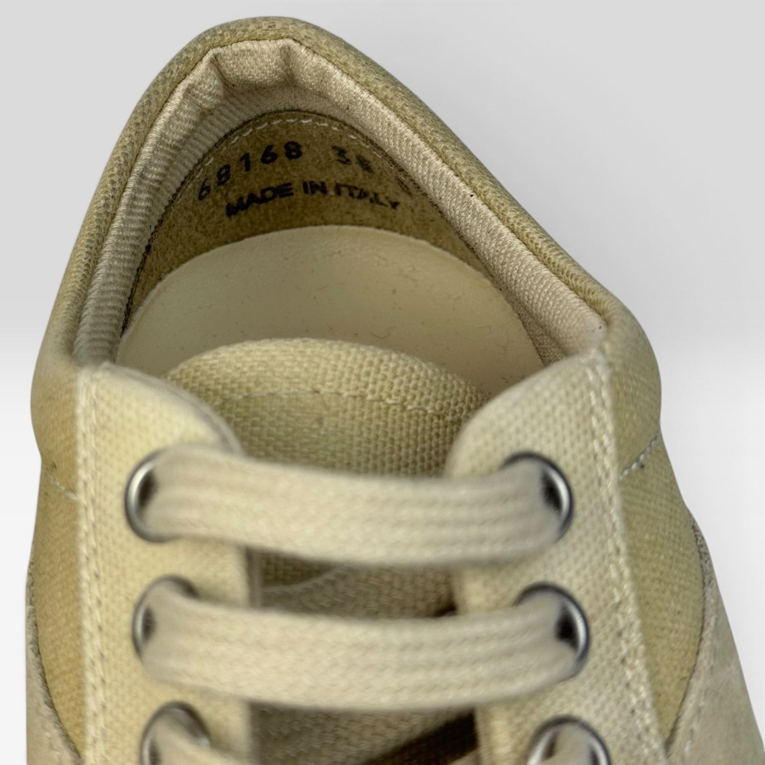 Rick Owens Vintage Sneaks Denim Beige/Milk