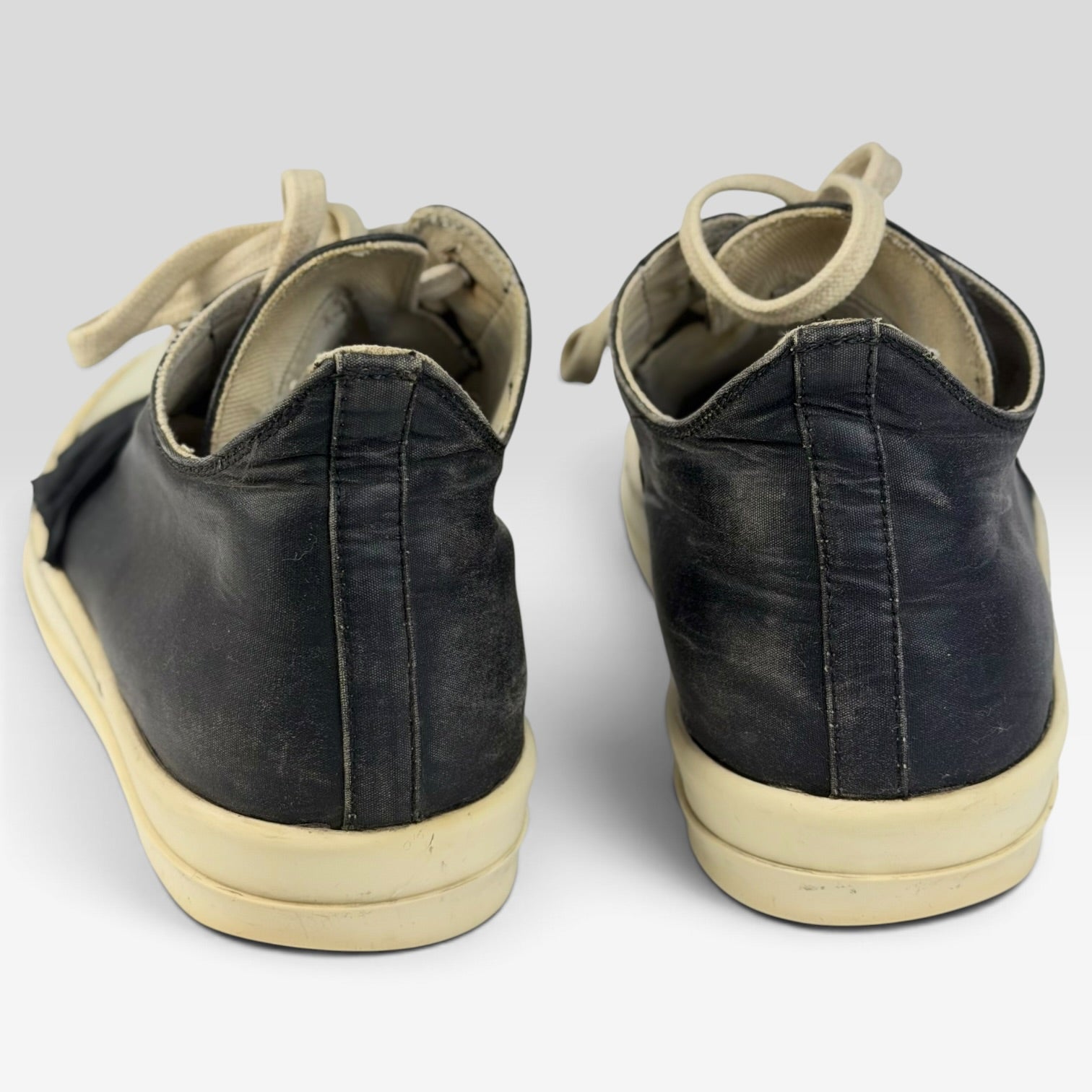 Rick Owens DRKSHDW Hustler Duck Tape Ramones Low Black/Milk