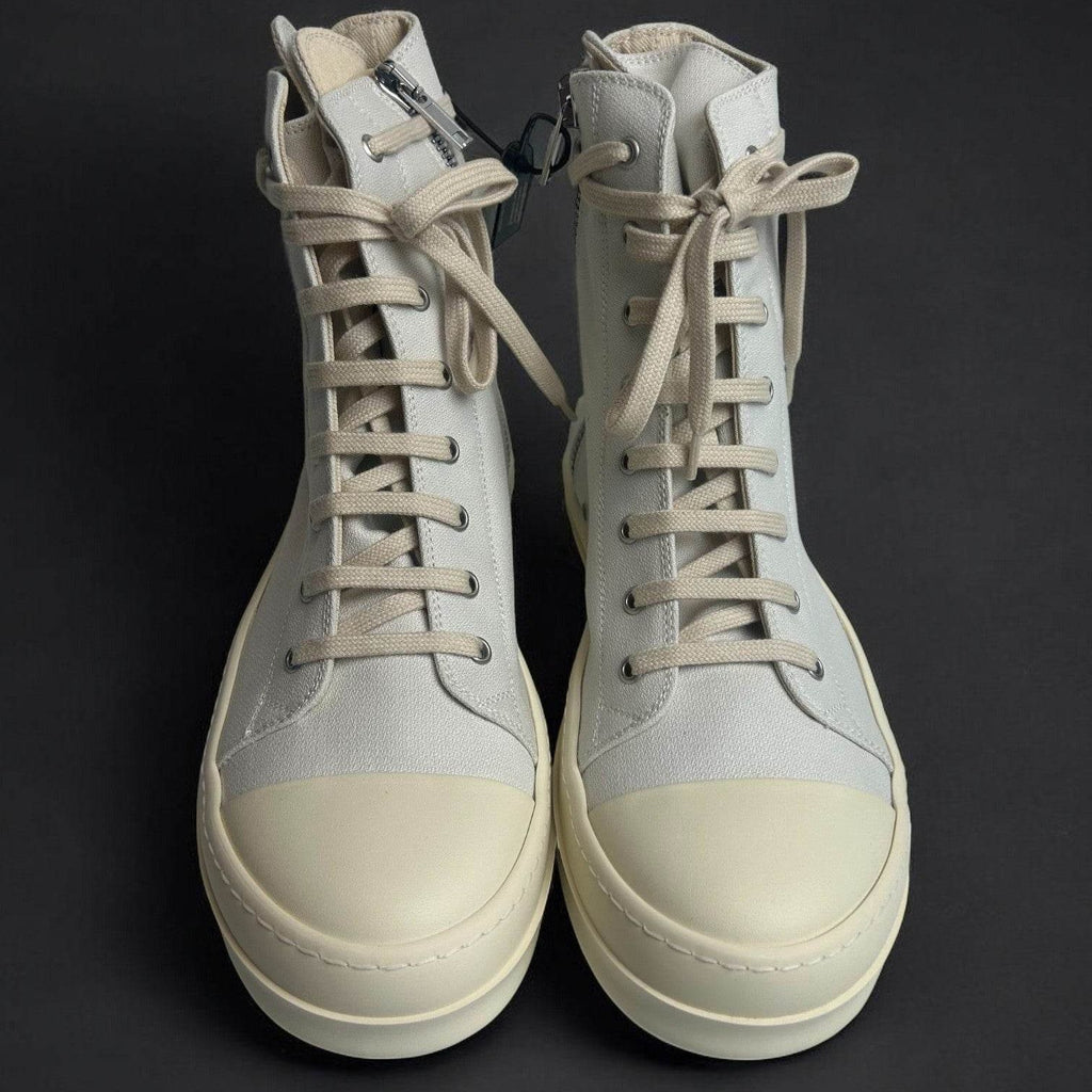 Rick Owens Ramones High License Plate White - V STEALS