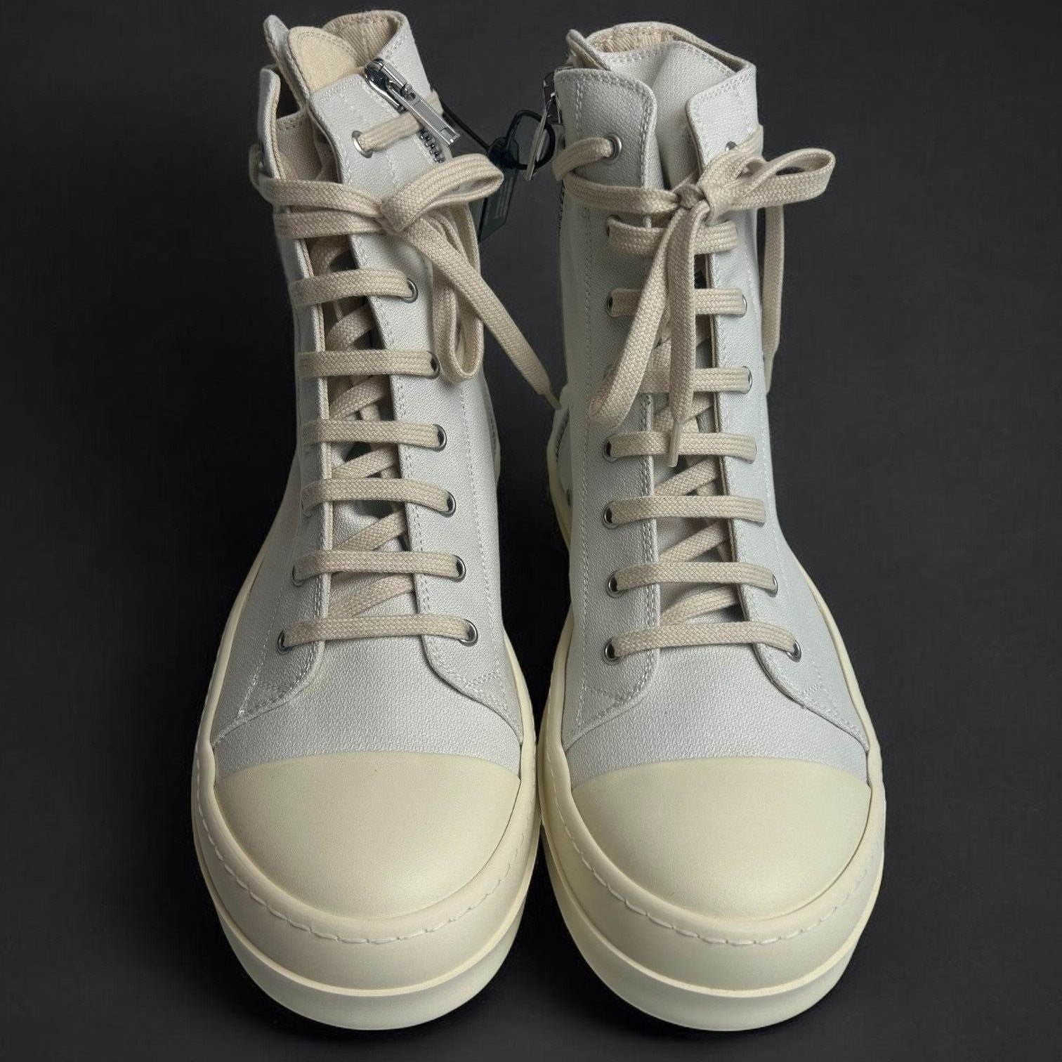 Rick Owens Ramones High License Plate White - V STEALS