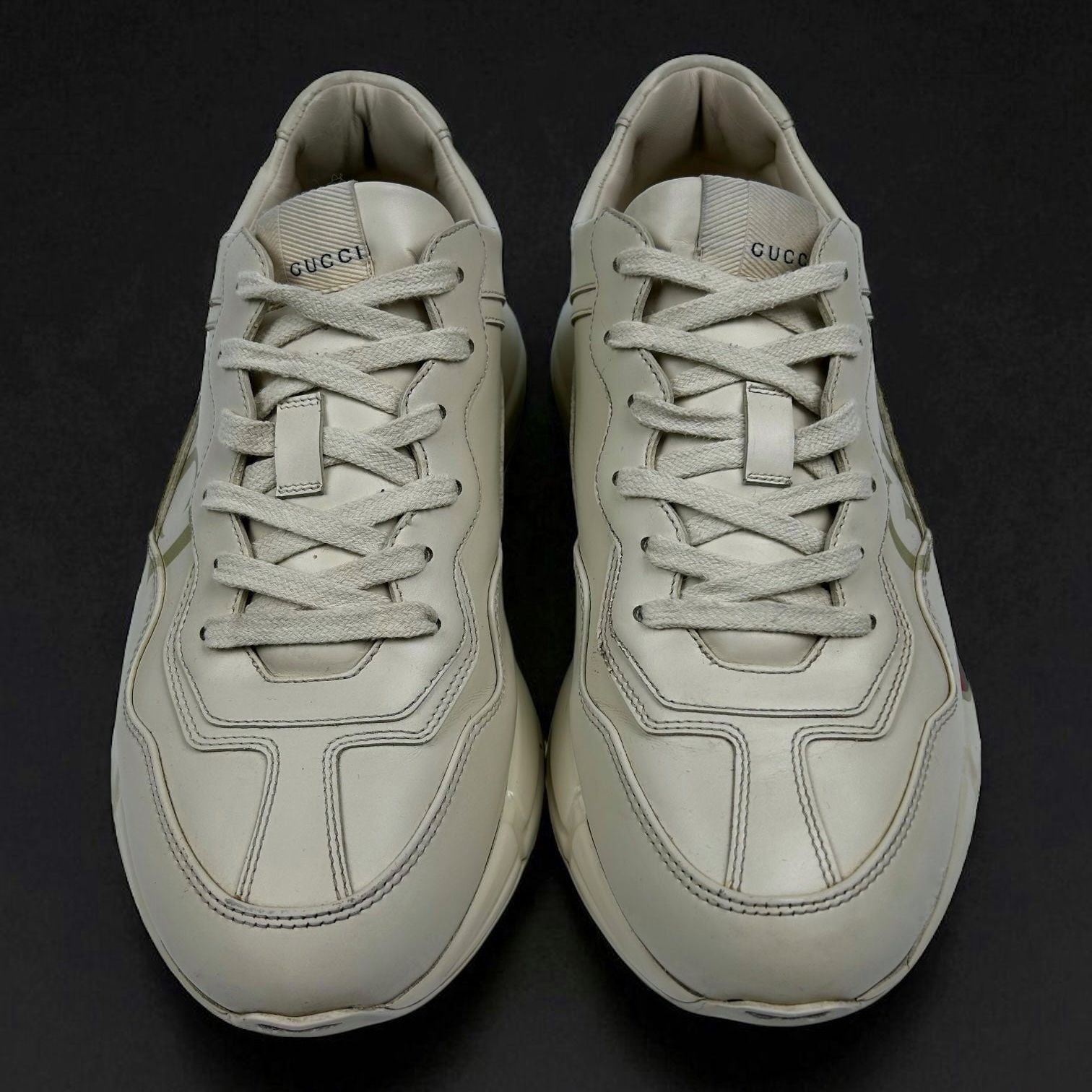Gucci Rhyton Leather Sneakers
