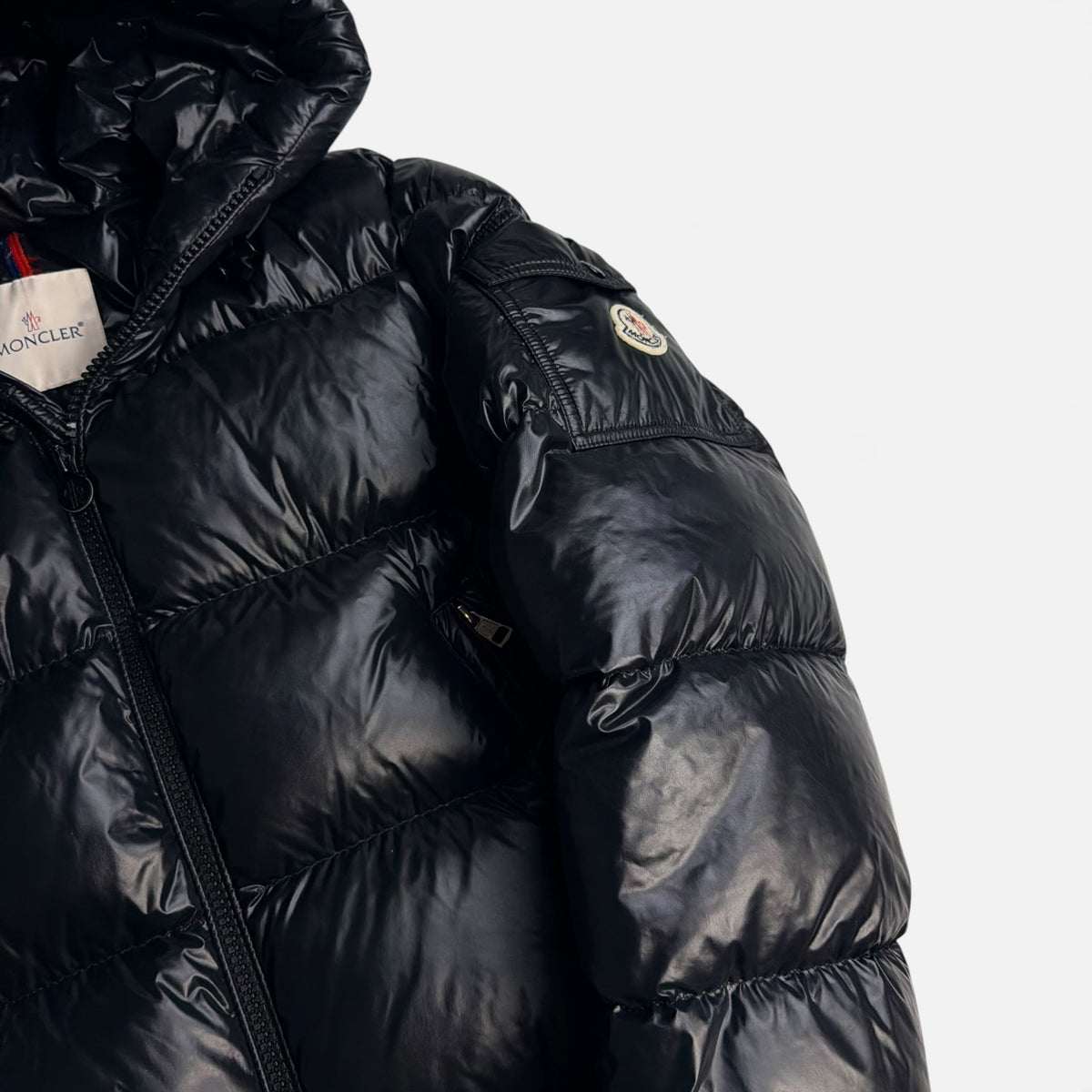 Moncler Ecrins Short Down Jacket Black
