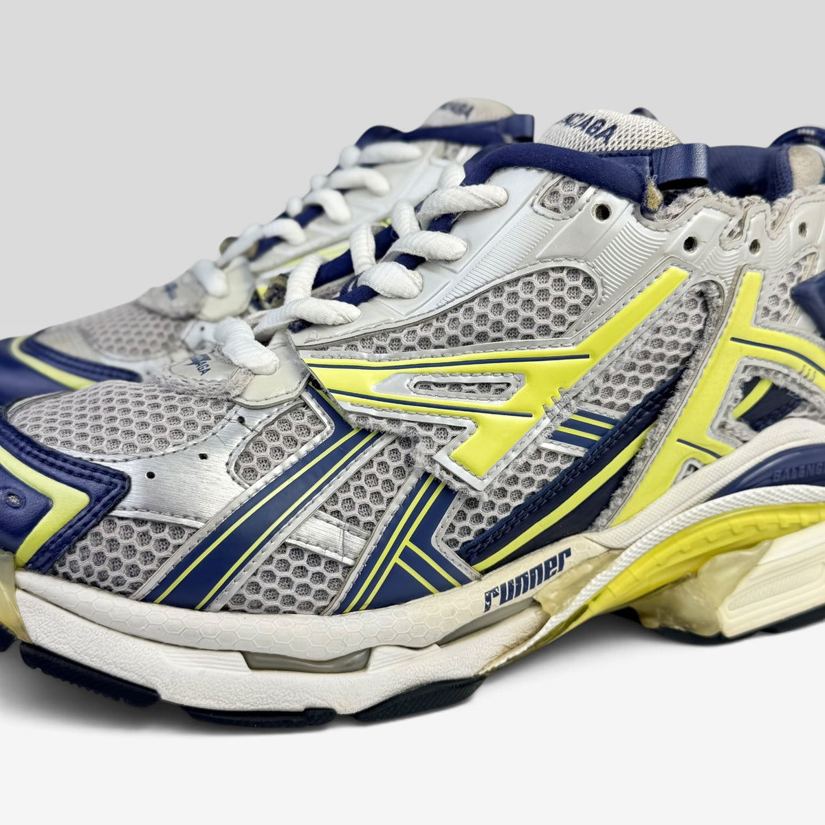 Balenciaga Runner White/Blue/Yellow/Grey