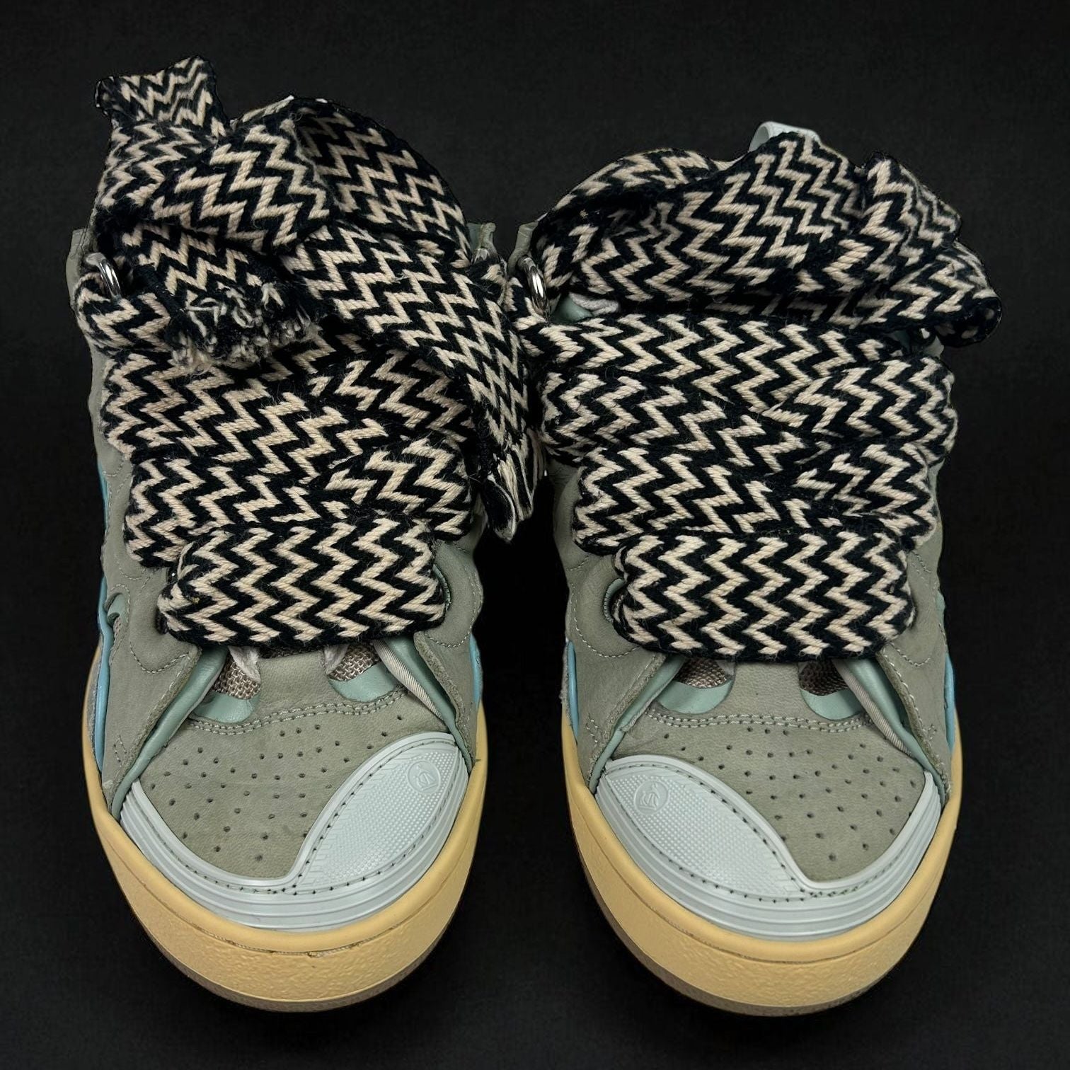 Lanvin Curb Blue Sneakers