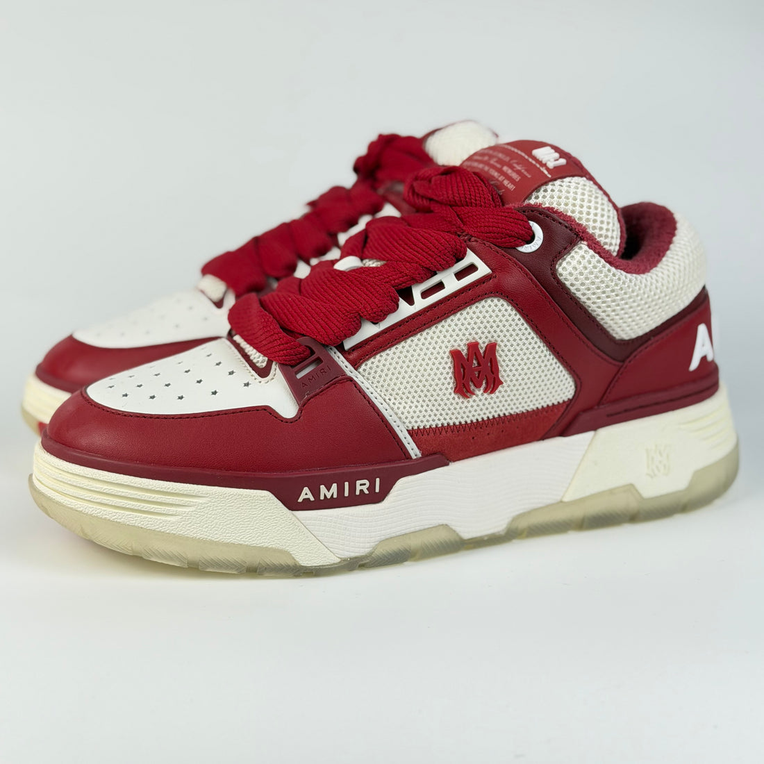 Amiri MA-1 Quad Deep Red Sneakers