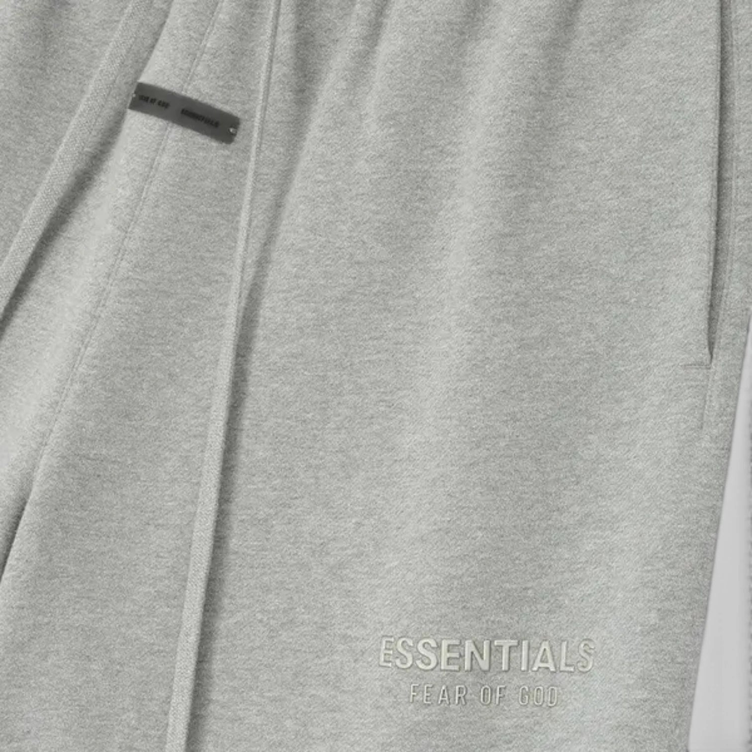 Pantaloni Scurti Essentials Fear Of God "Concrete Heather"