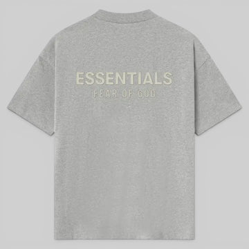 Tricou Essentials Fear Of God "Concrete Heather"