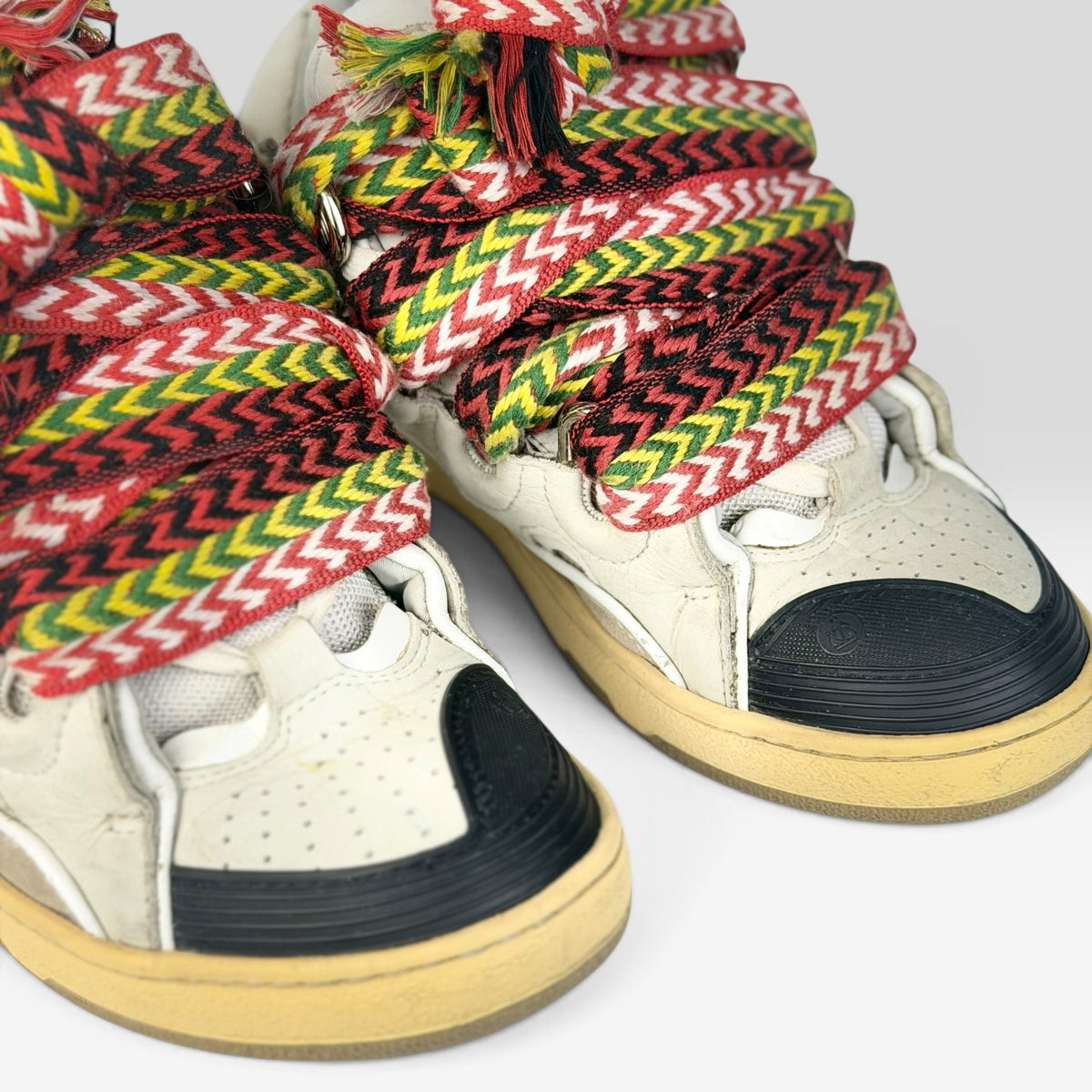 Lanvin Curb White Sneakers