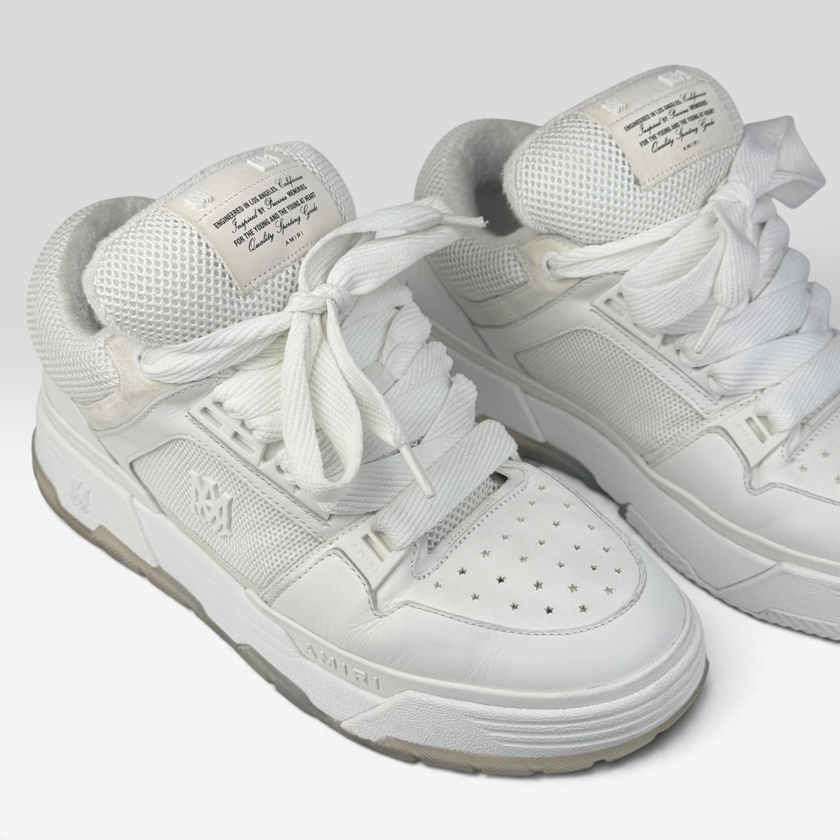 Amiri MA-1 White Sneakers