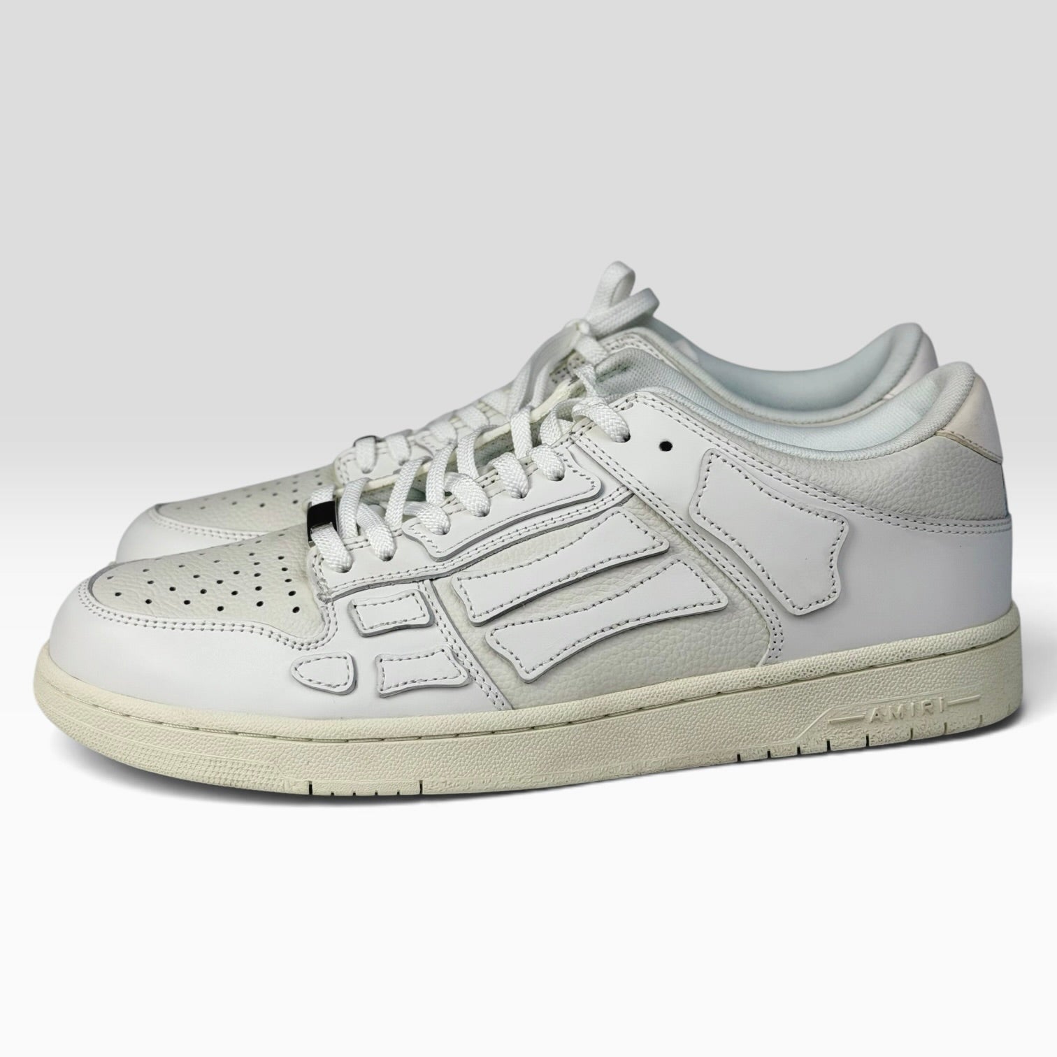 Amiri Skel Top Low White Sneakers