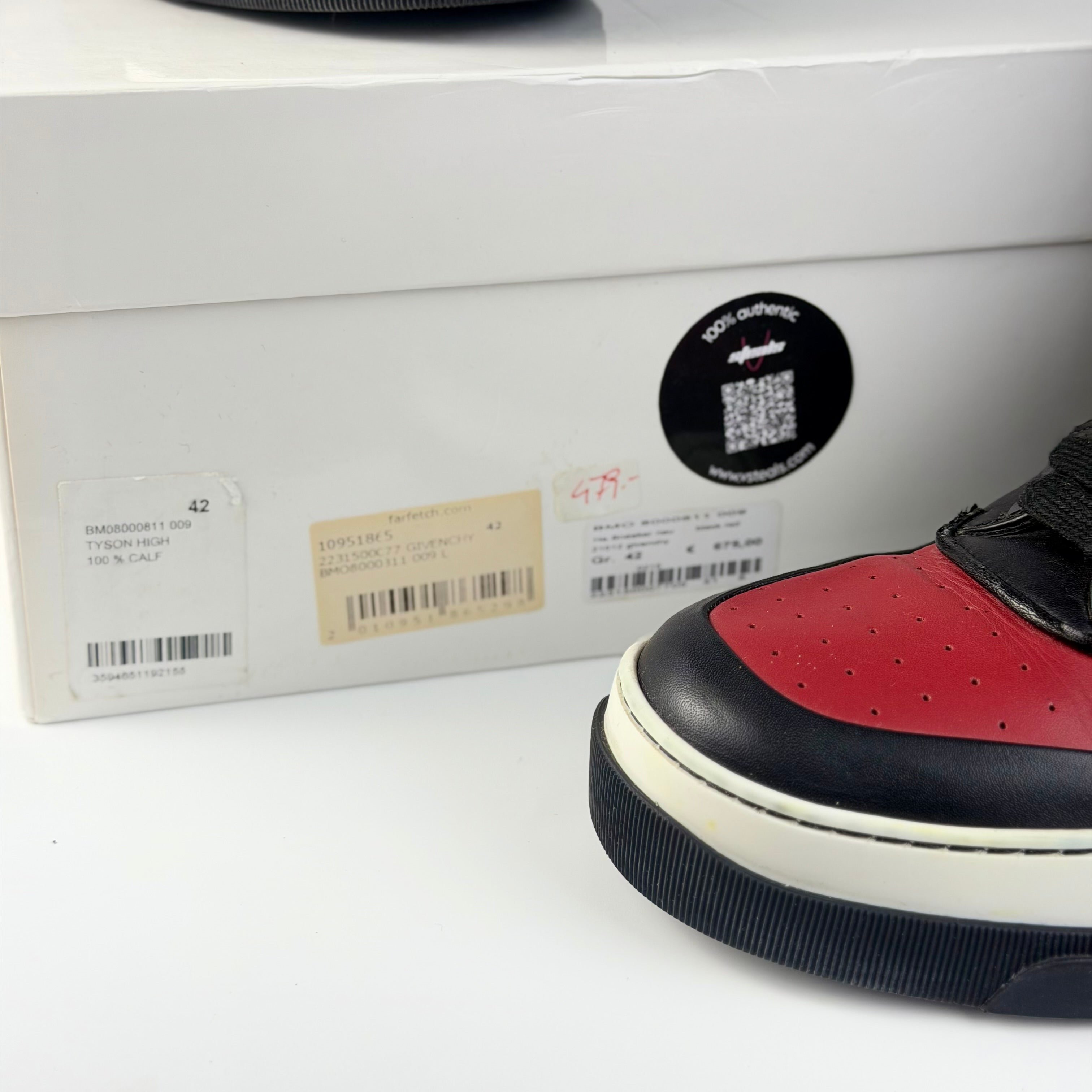 Givenchy Tyson Black/Red Sneakers