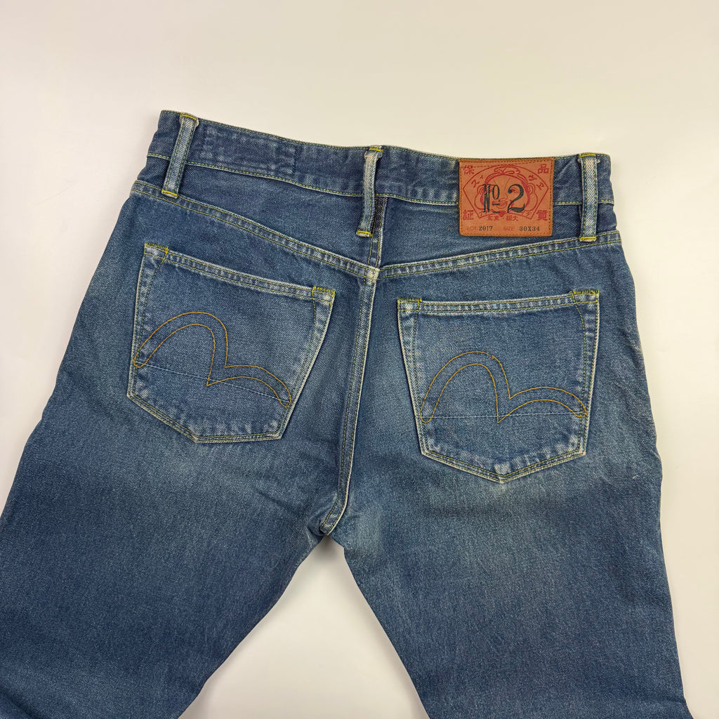 Evisu Embroidered Pocket Seagull Jeans