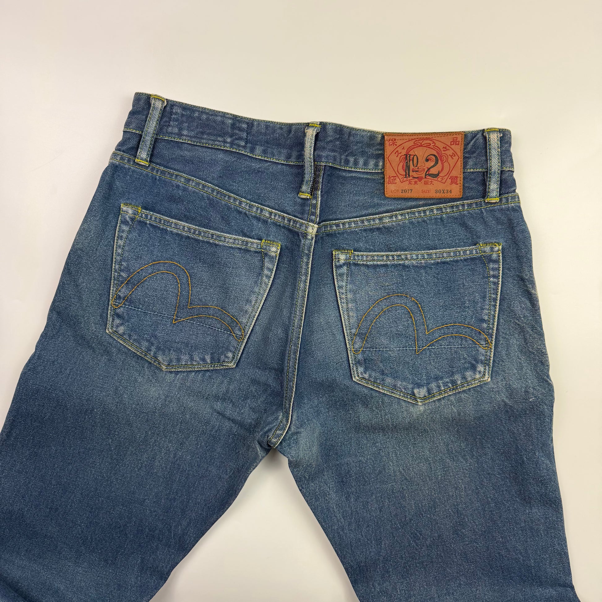 Evisu Embroidered Pocket Seagull Jeans