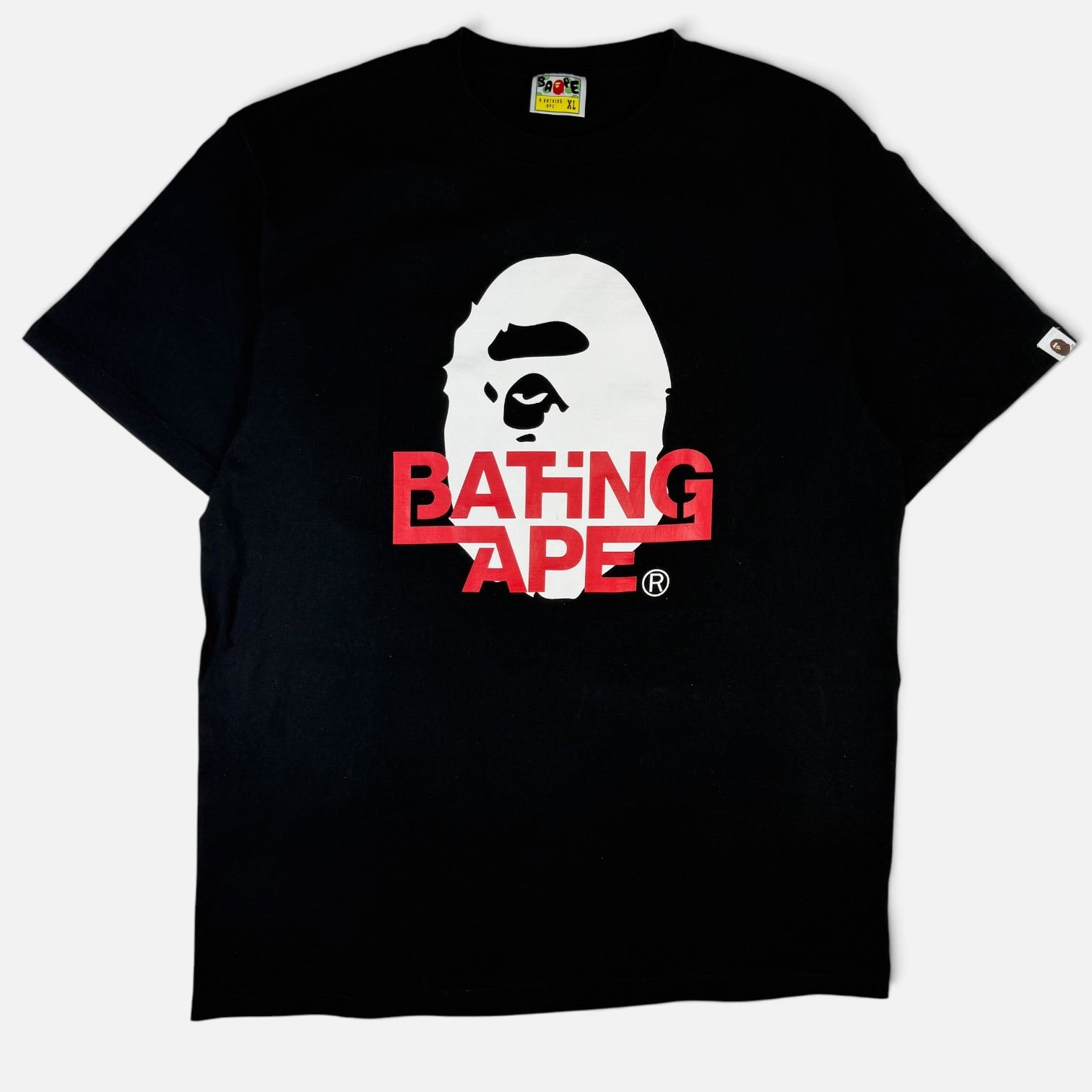 BAPE Bathing Ape Logo T-Shirt Black/Red