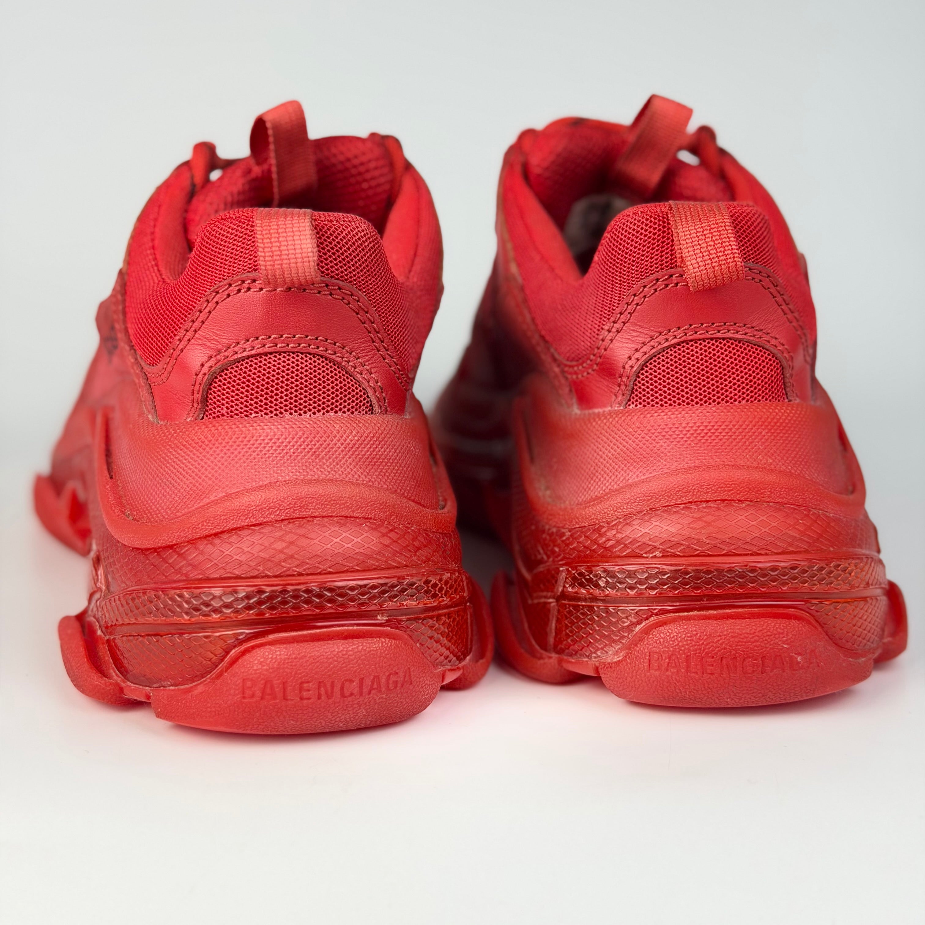 Balenciaga Triple S Red Clear Sole